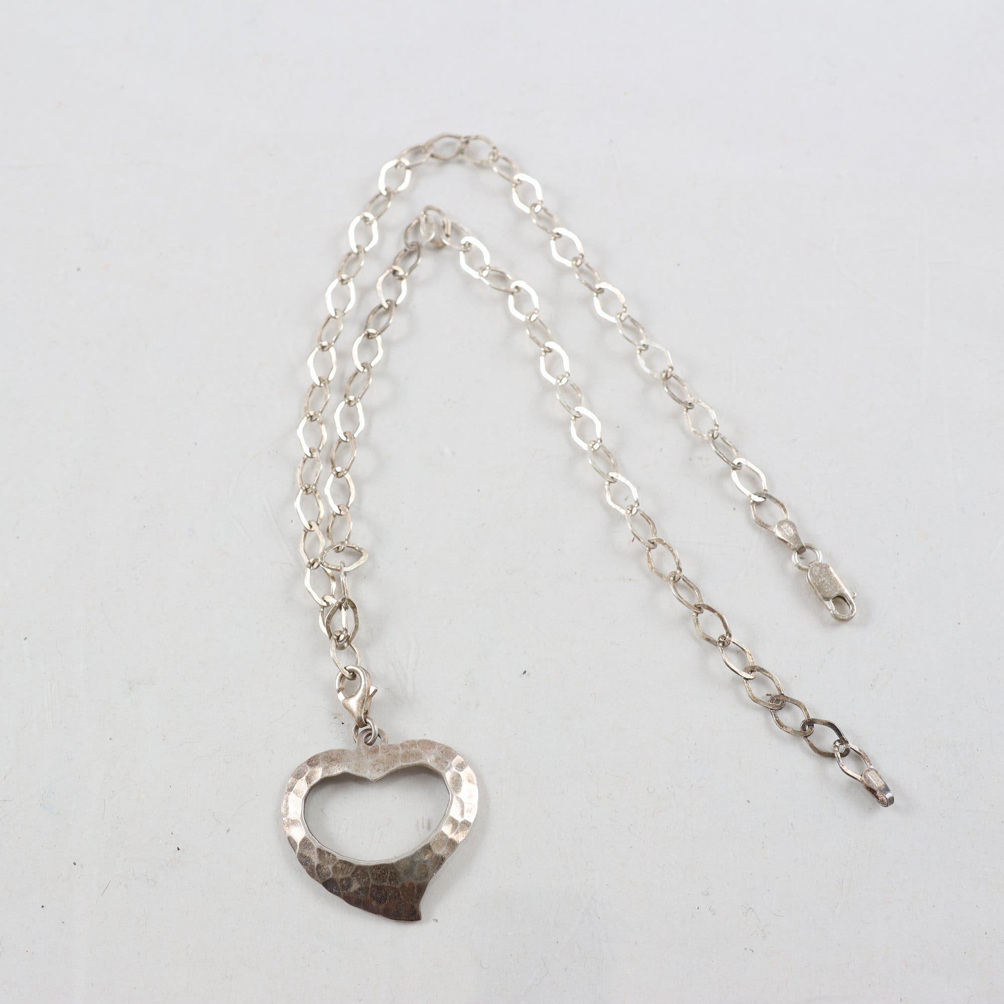 Halsband & berlock, silver