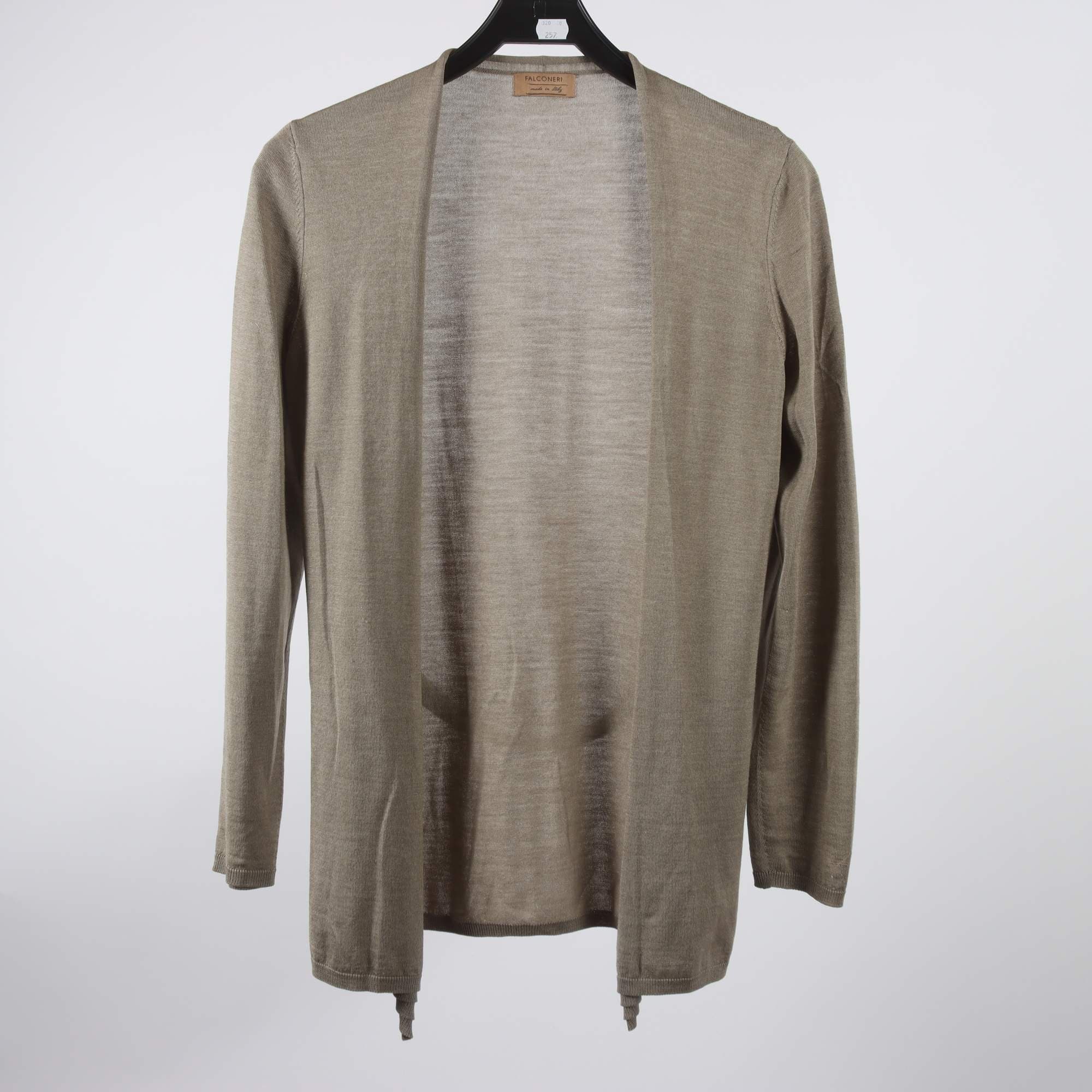 Kofta, Falconeri, beige, ull, silke, stl. L.