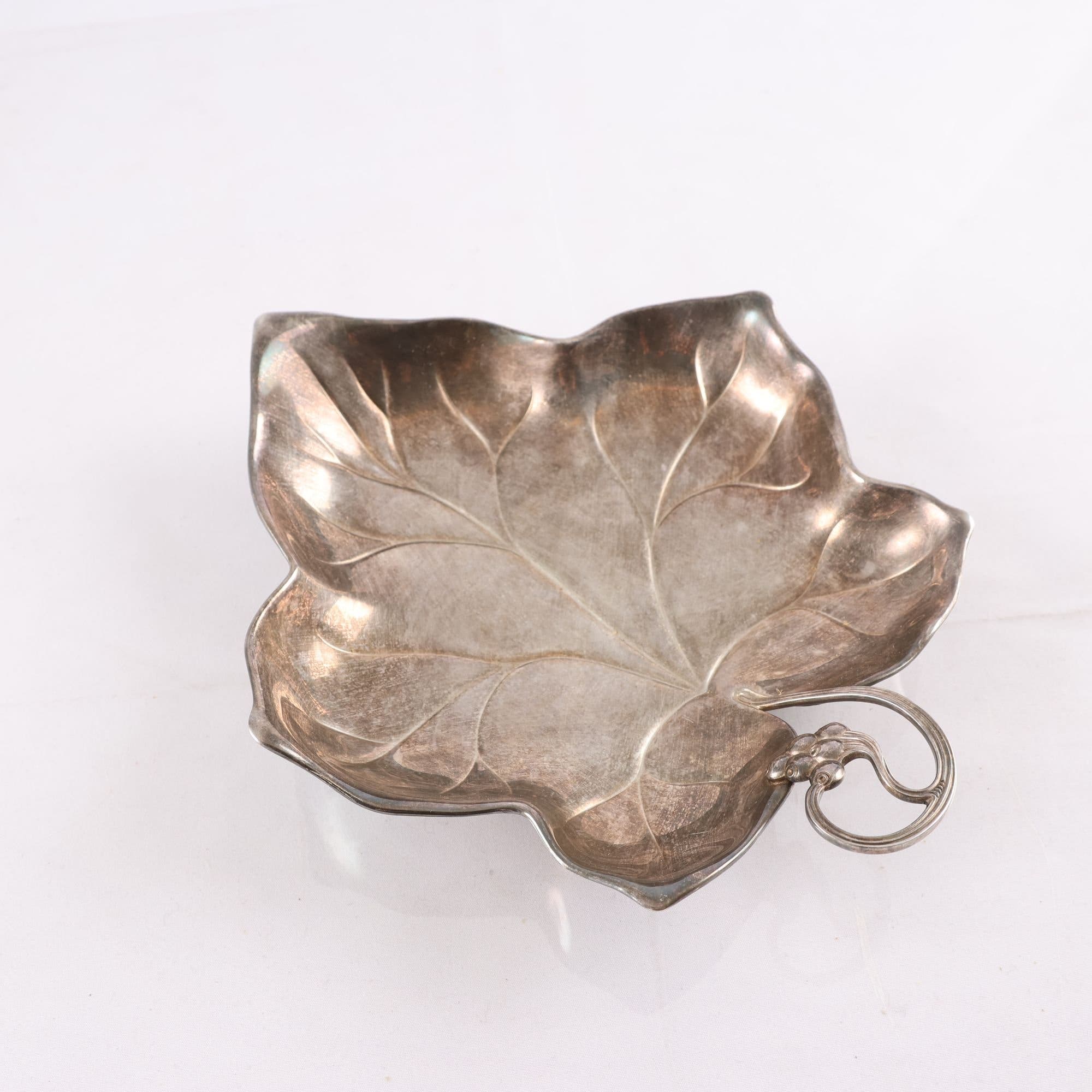 Lövfat, nysilver, Wmf, 1900-tal
