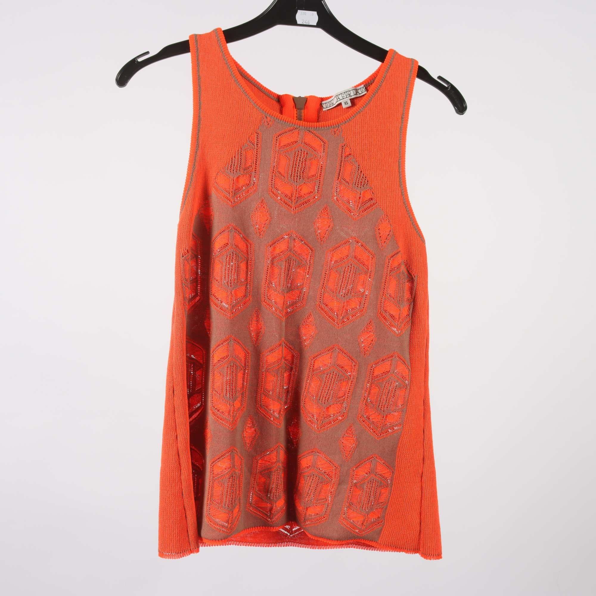 Linne, Dagmar, orange, beige, stl. XS.