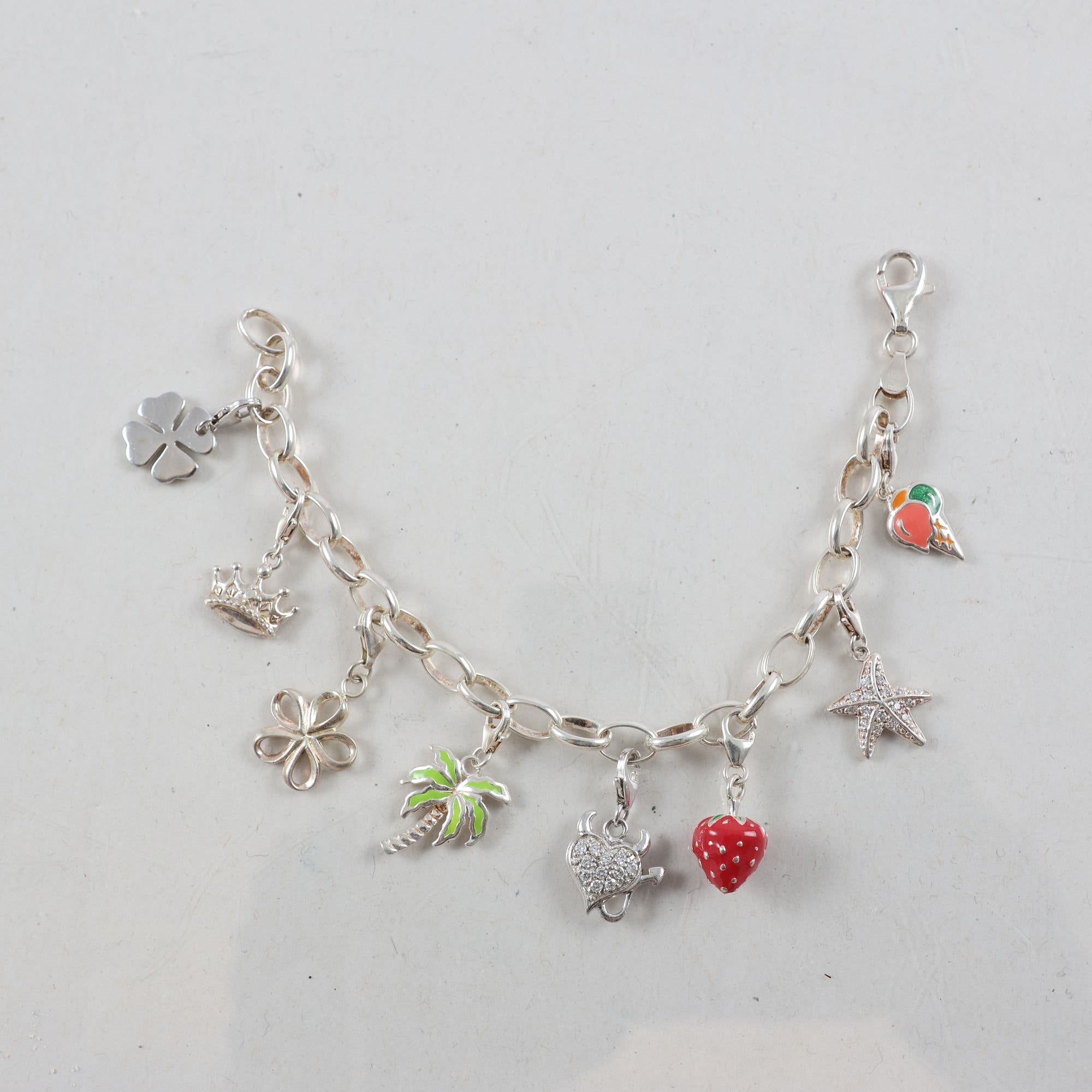 Armband & berlocker, silver