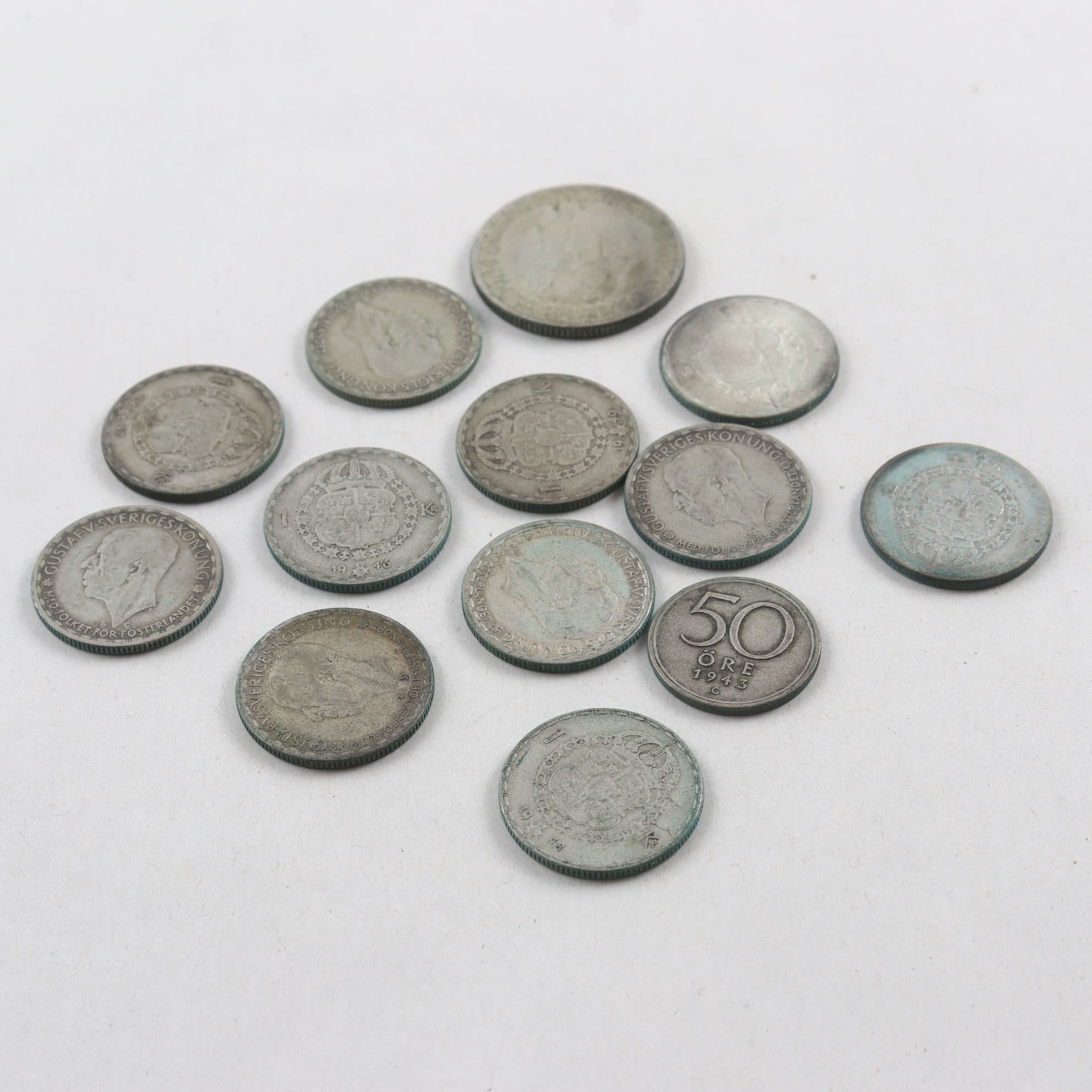 Svenska mynt, Silver 40%