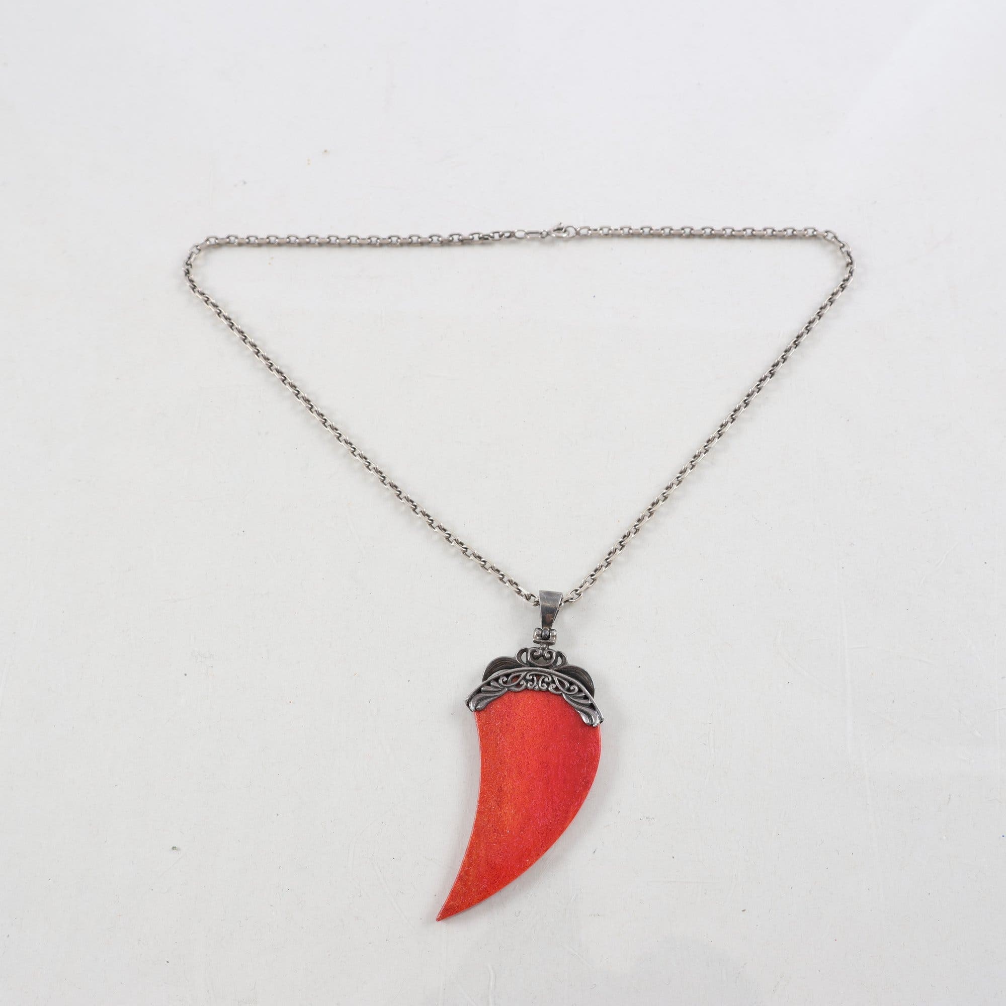 Halsband & hänge, silver