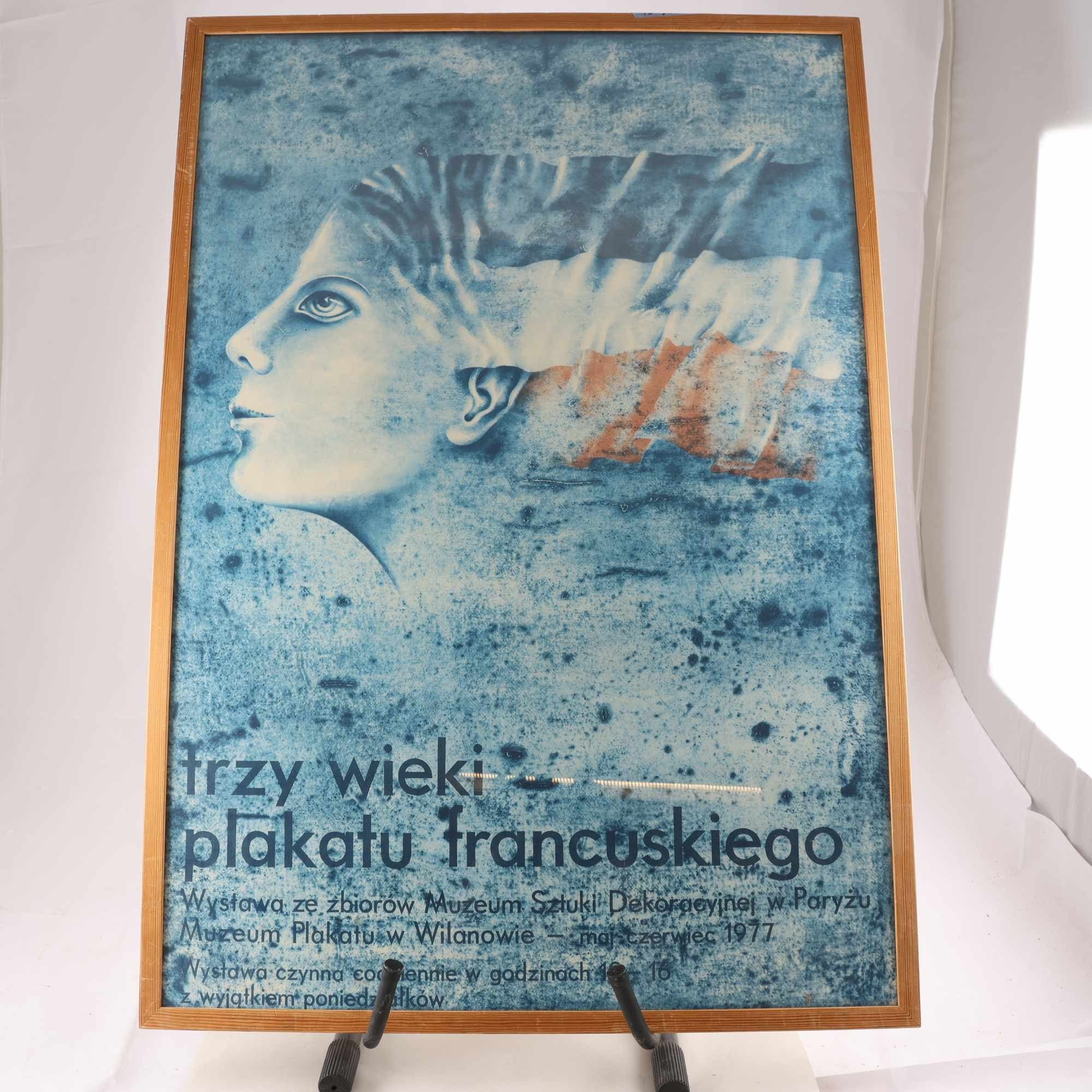 Affisch, Tre sekler av fransk affischkonst, Robert Knuth, Endast avhämtning.