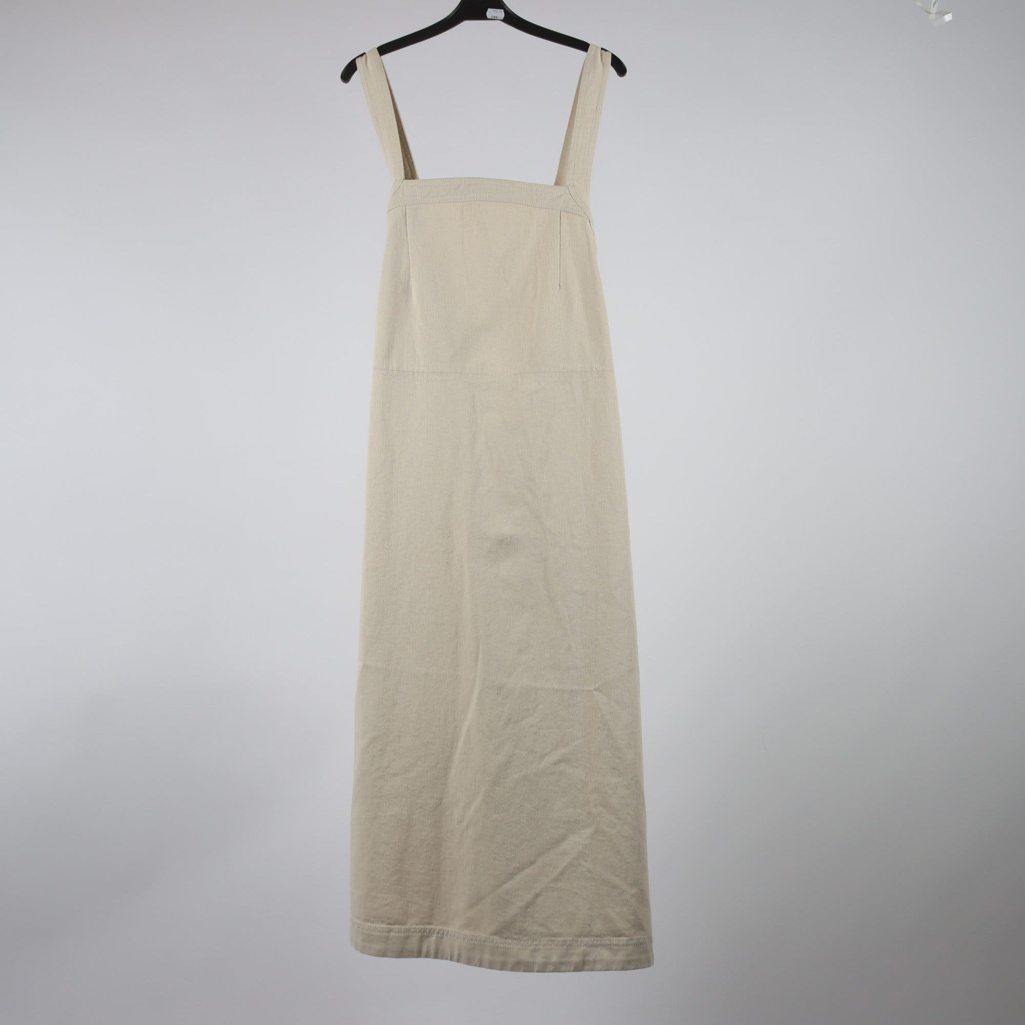 Klänning, H&M. ljusbeige, denim, stl. XL