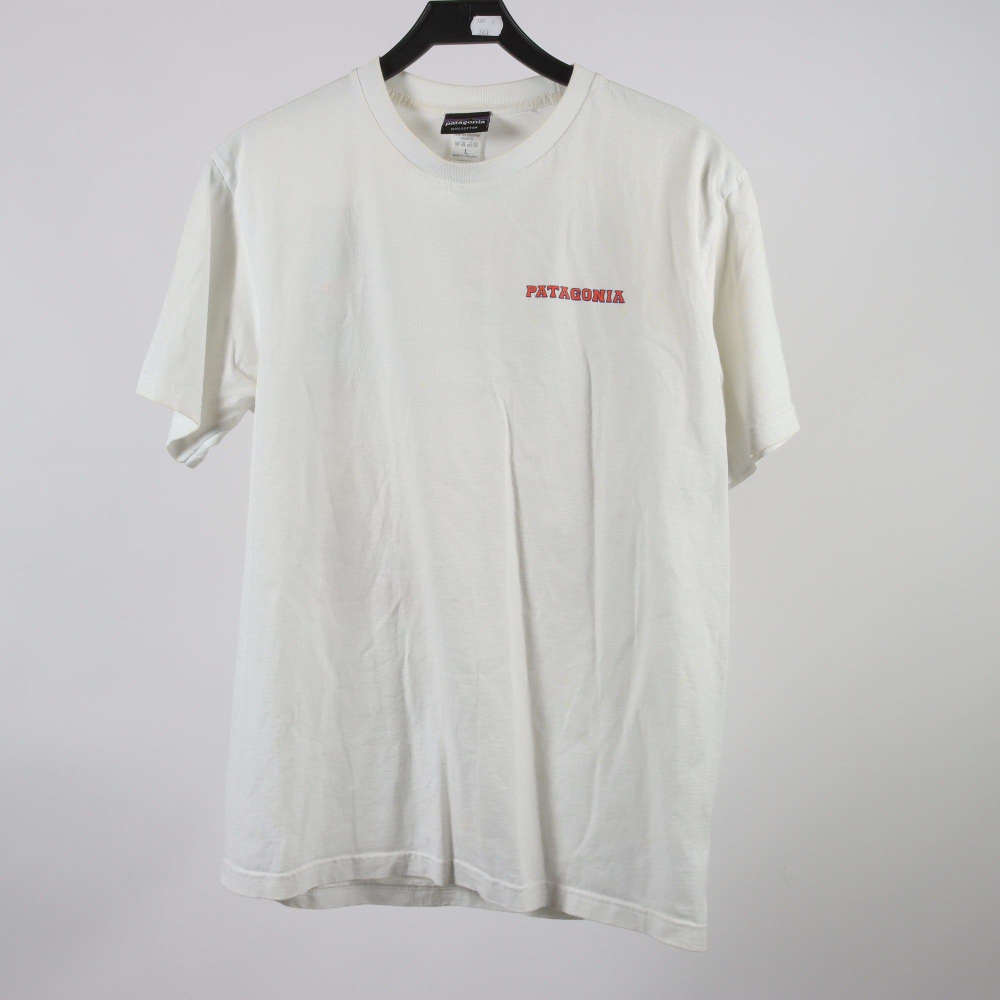T-shirt, Patagonia, vit, stl. L.