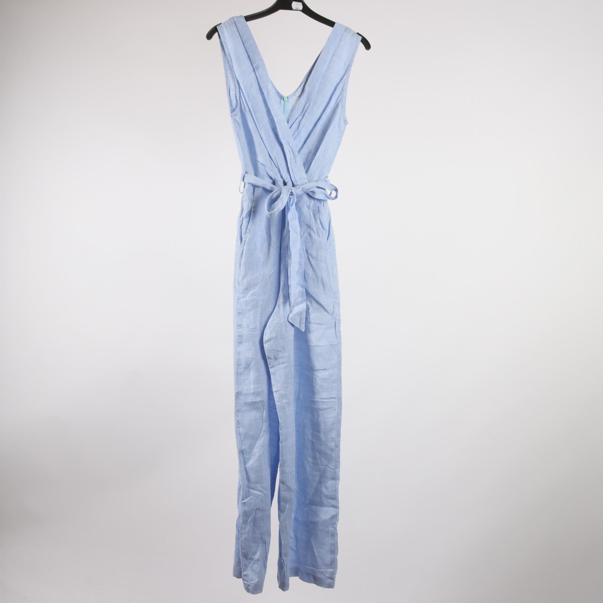 Byxdress, Sartoria Saracena, blå, 100% linne, stl. S