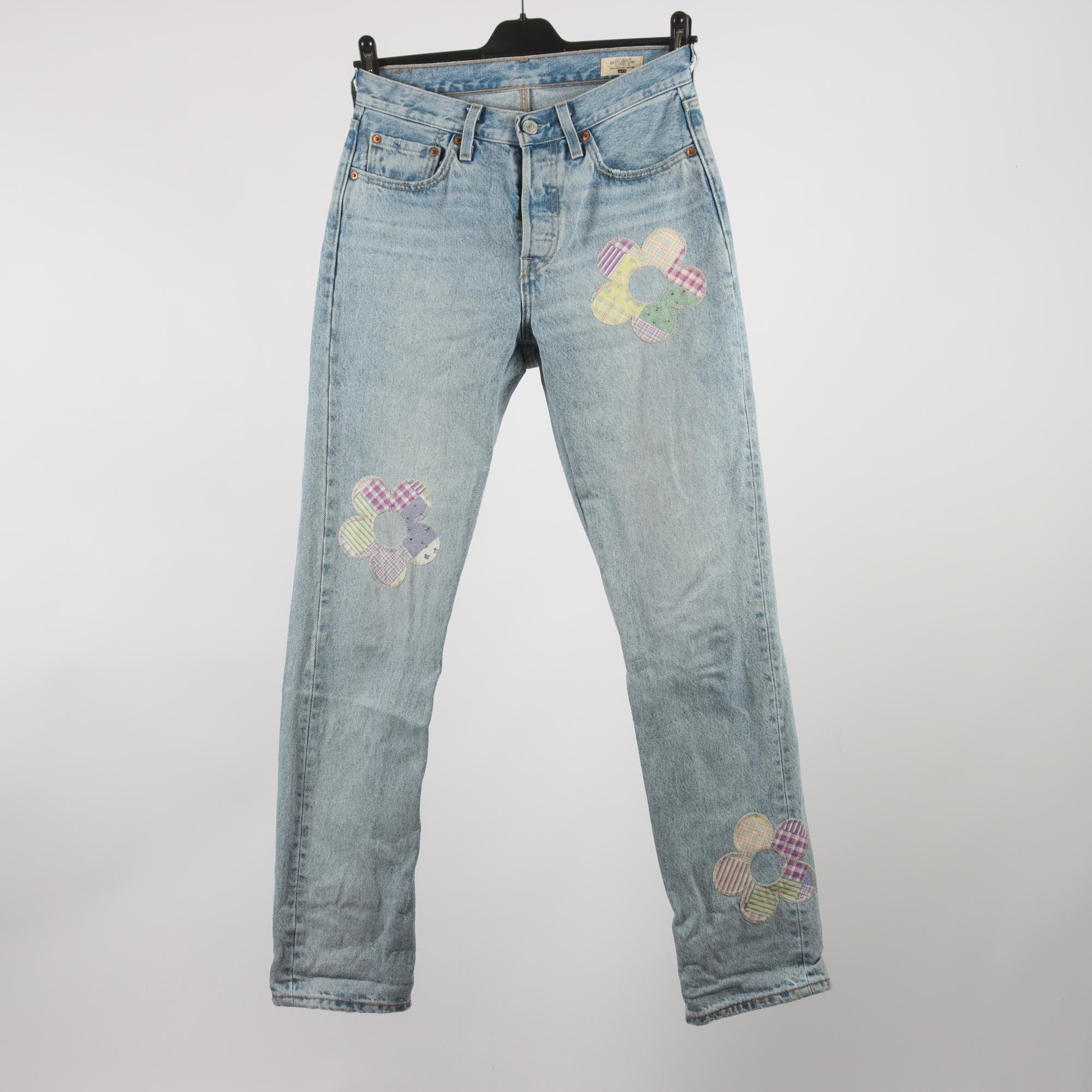 Jeans, Levis 501, blå, stl. W27 L32