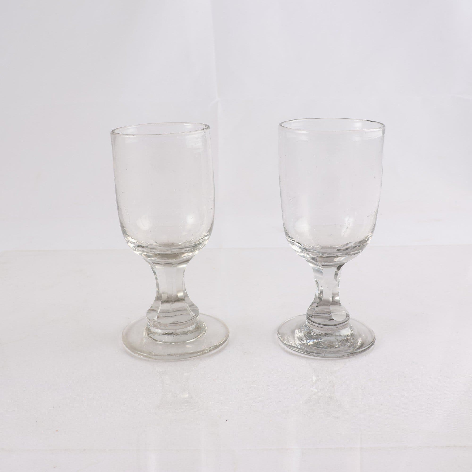 Vinglas, sent 1800-tal, 2 st