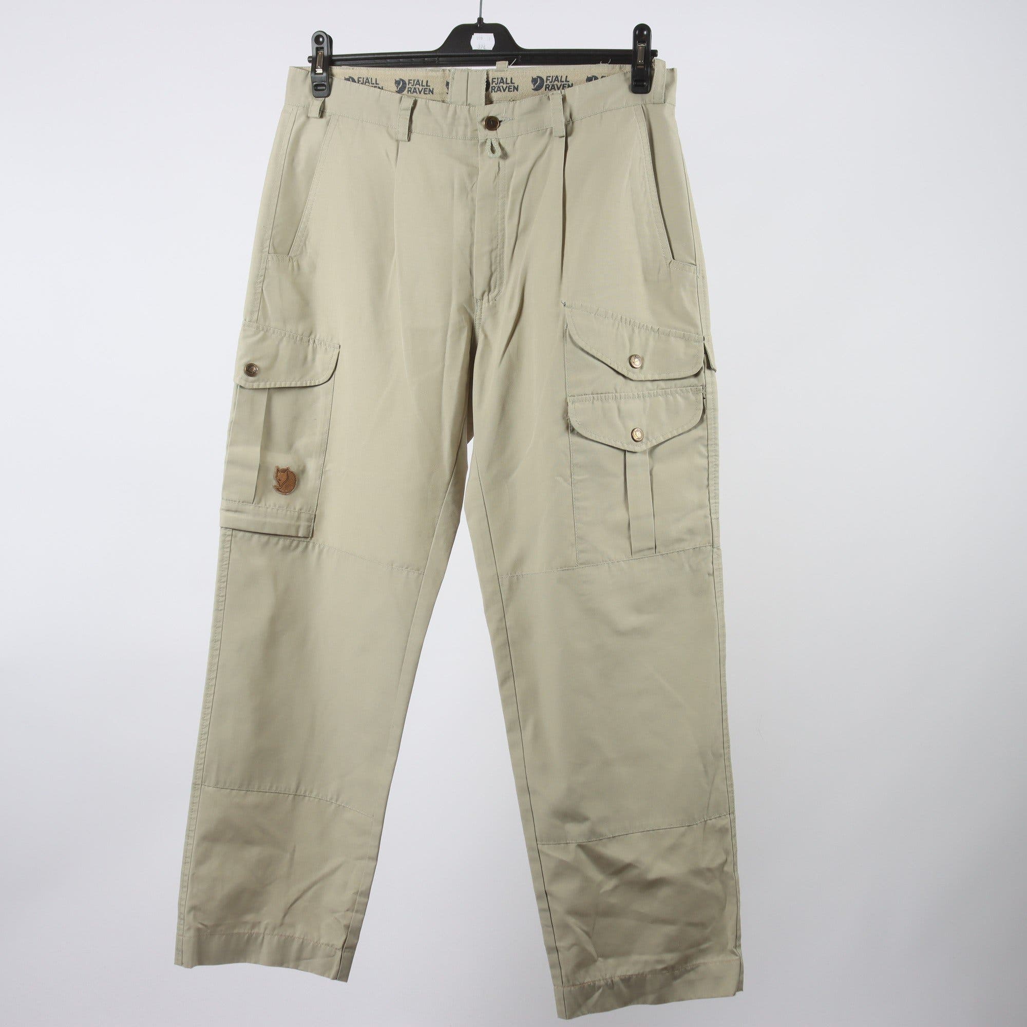 Friluftsbyxor, Fjällräven, beige, stl. 50.