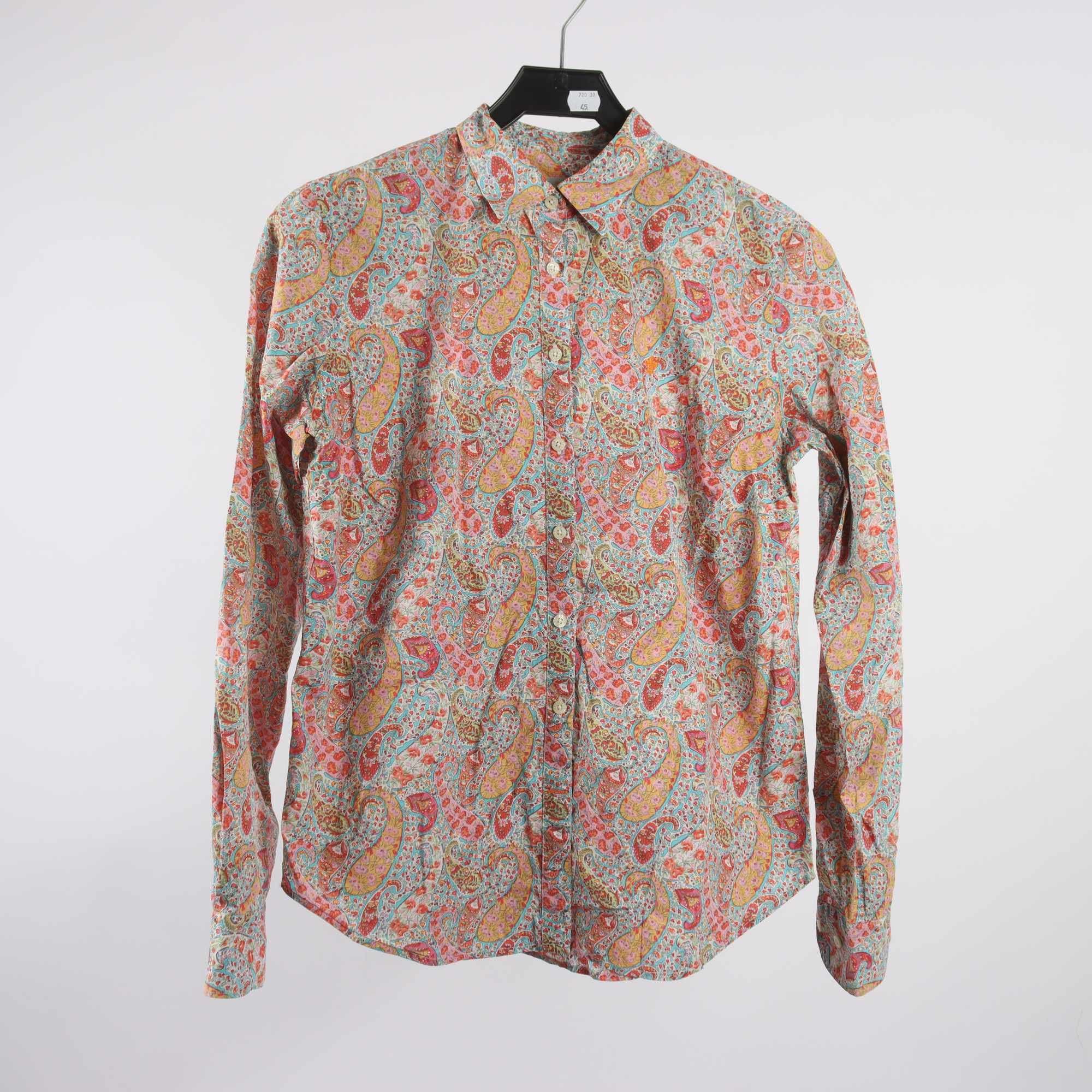 Blus, Morris, mönstrad, stl. 40