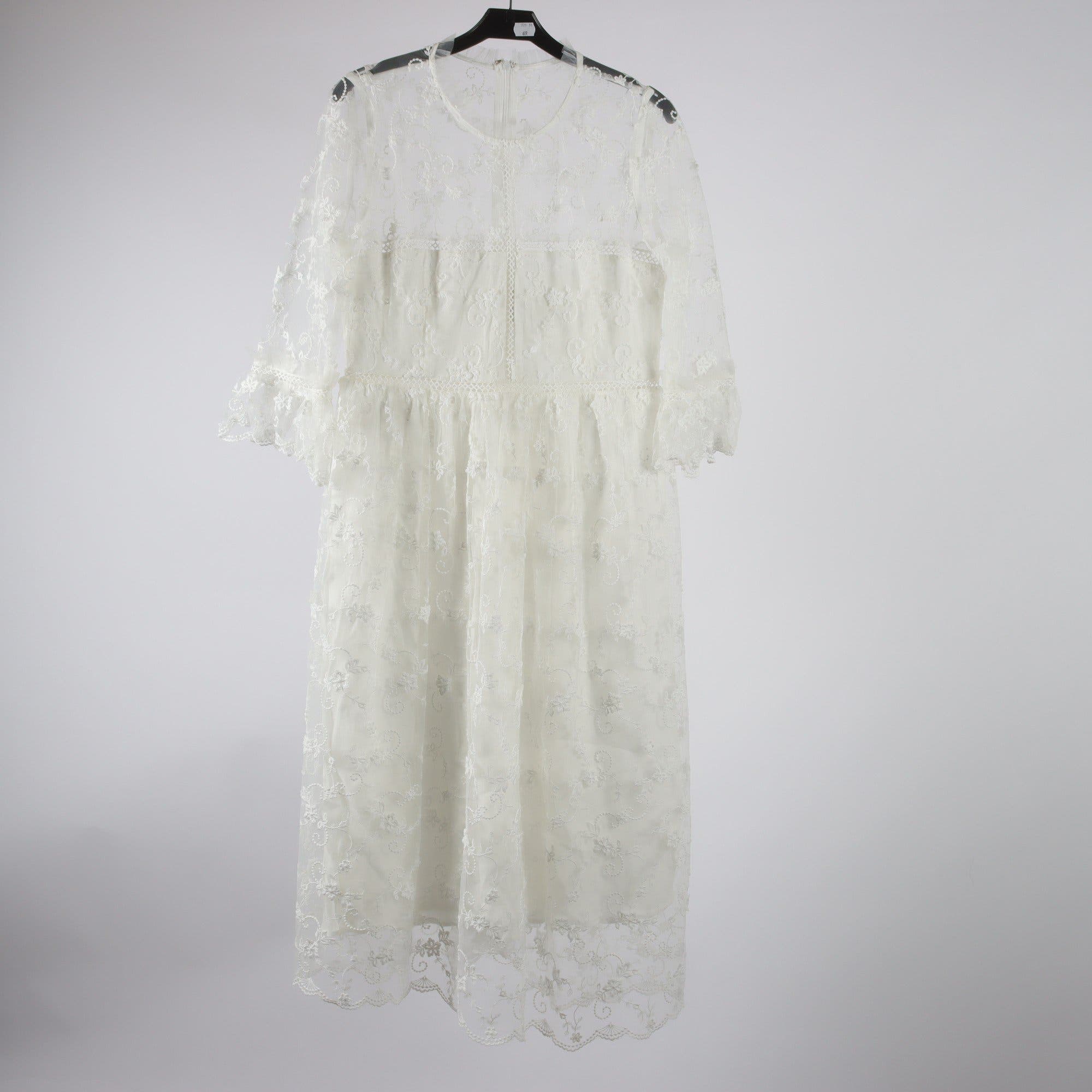 Klänning, By Malina Bridal, vit, stl. L