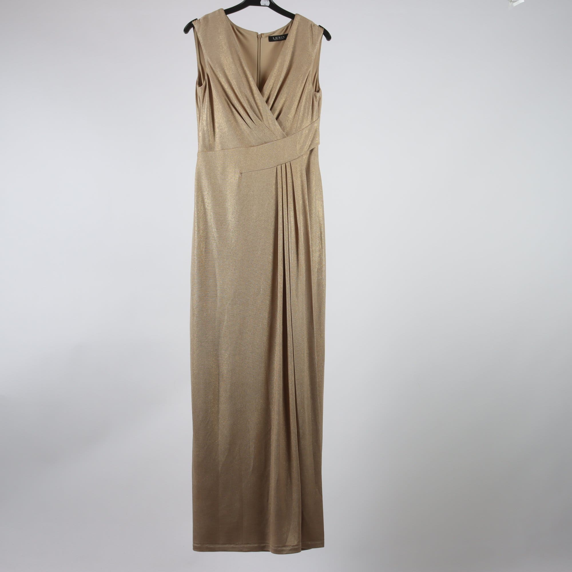 Klänning, Ralph Lauren, beige (guld), stl. 4 (XS)