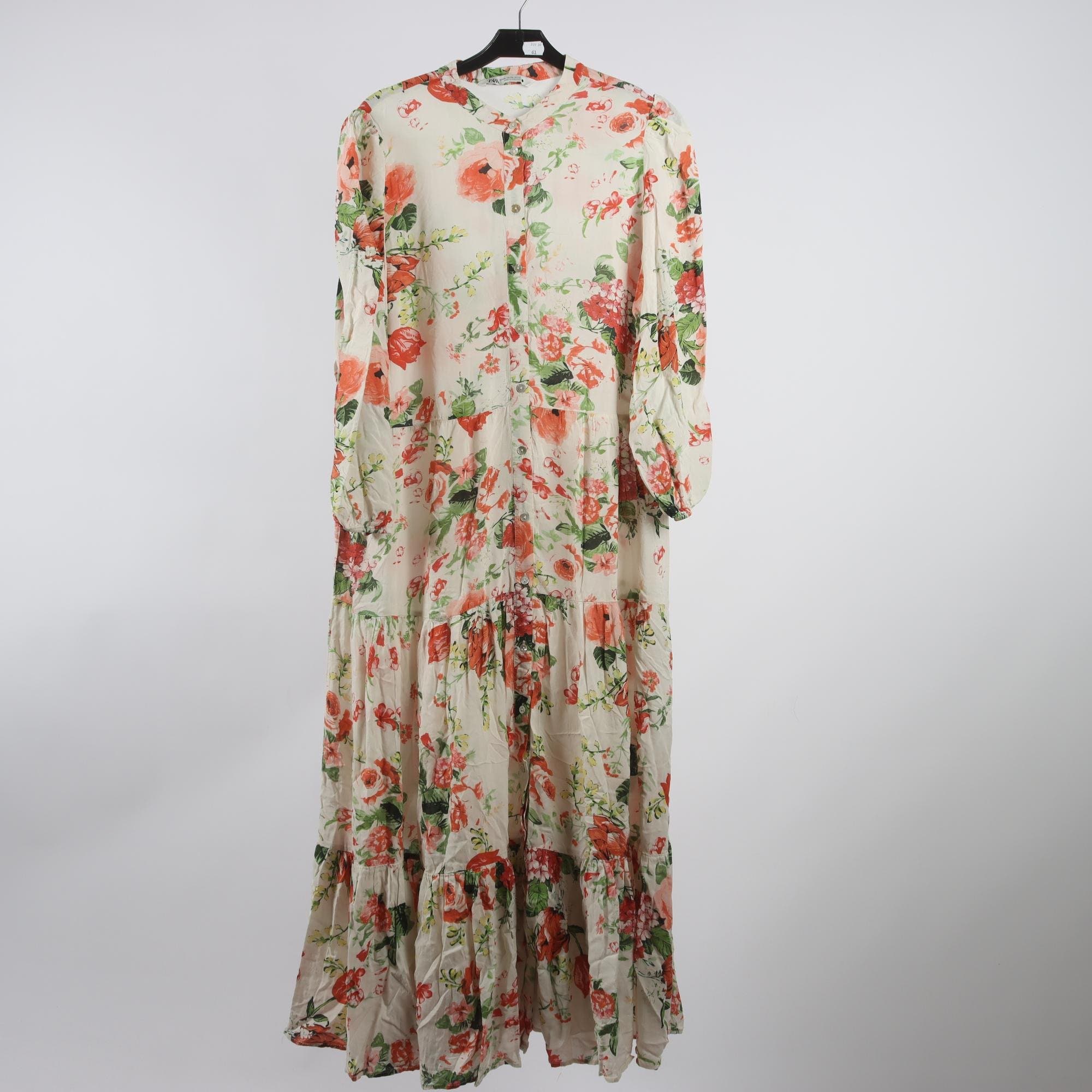 Klänning, Zara, blommig, stl. XXL