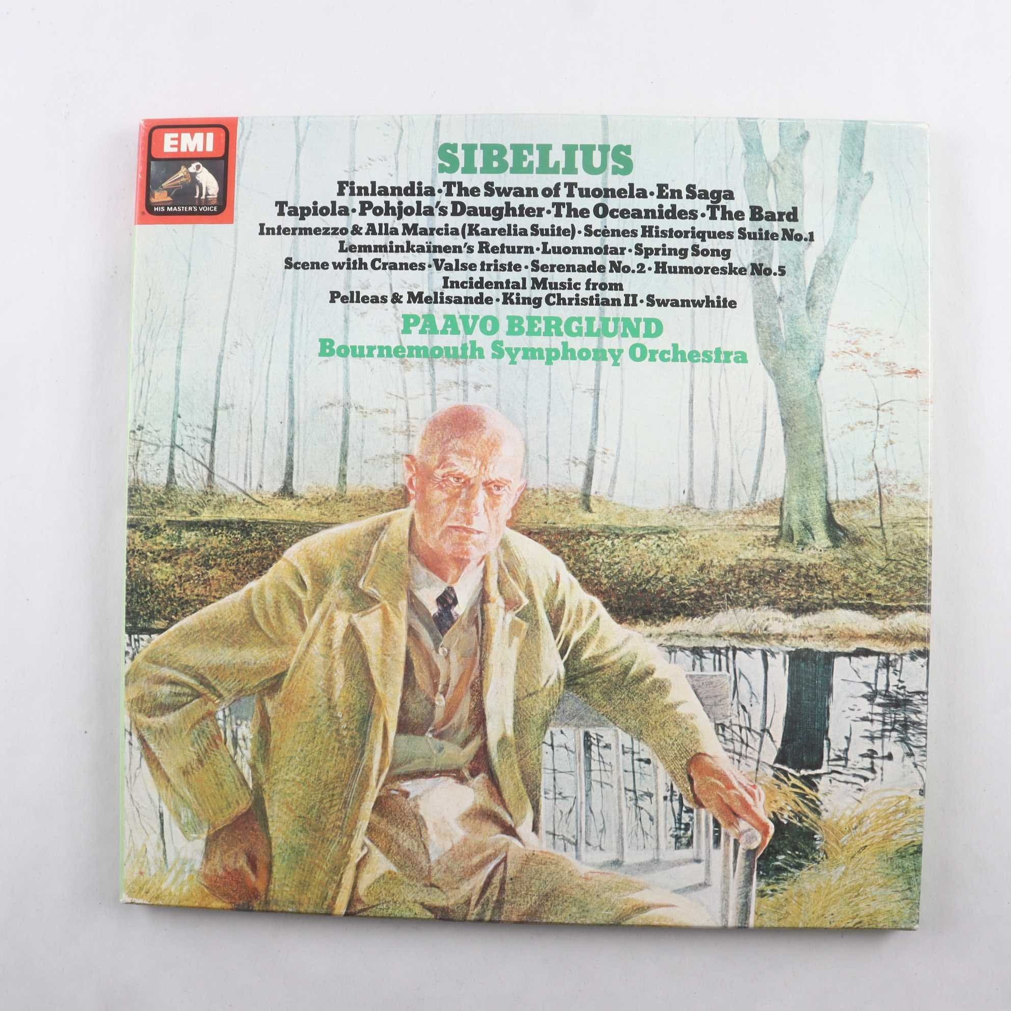 LP Sibelius, Paavo Berglund, Bournemoth Symphony Orchestra, Music Of Sibelius