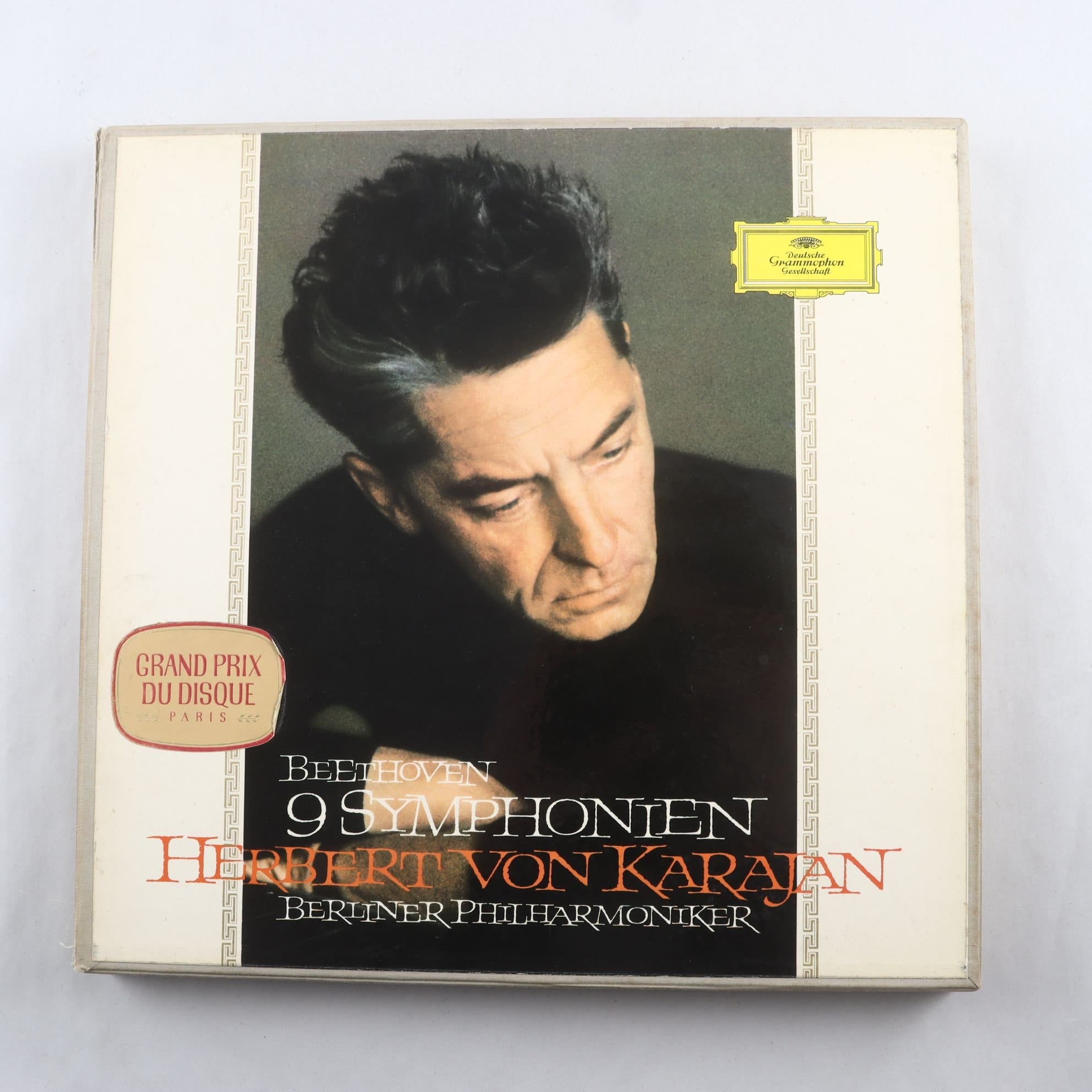 LP Beethoven, Herbert Von Karajan, Berliner Philharmoniker, 9 Symphonien