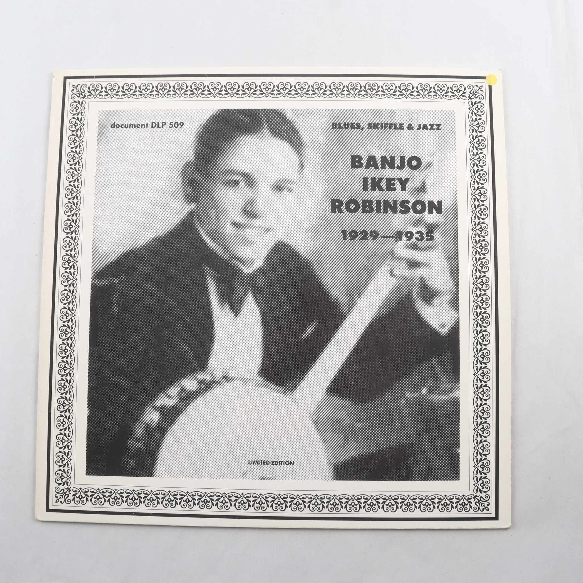 LP Banjo Ikey Robinson, Blues, Skiffle & Jazz 1929-1935