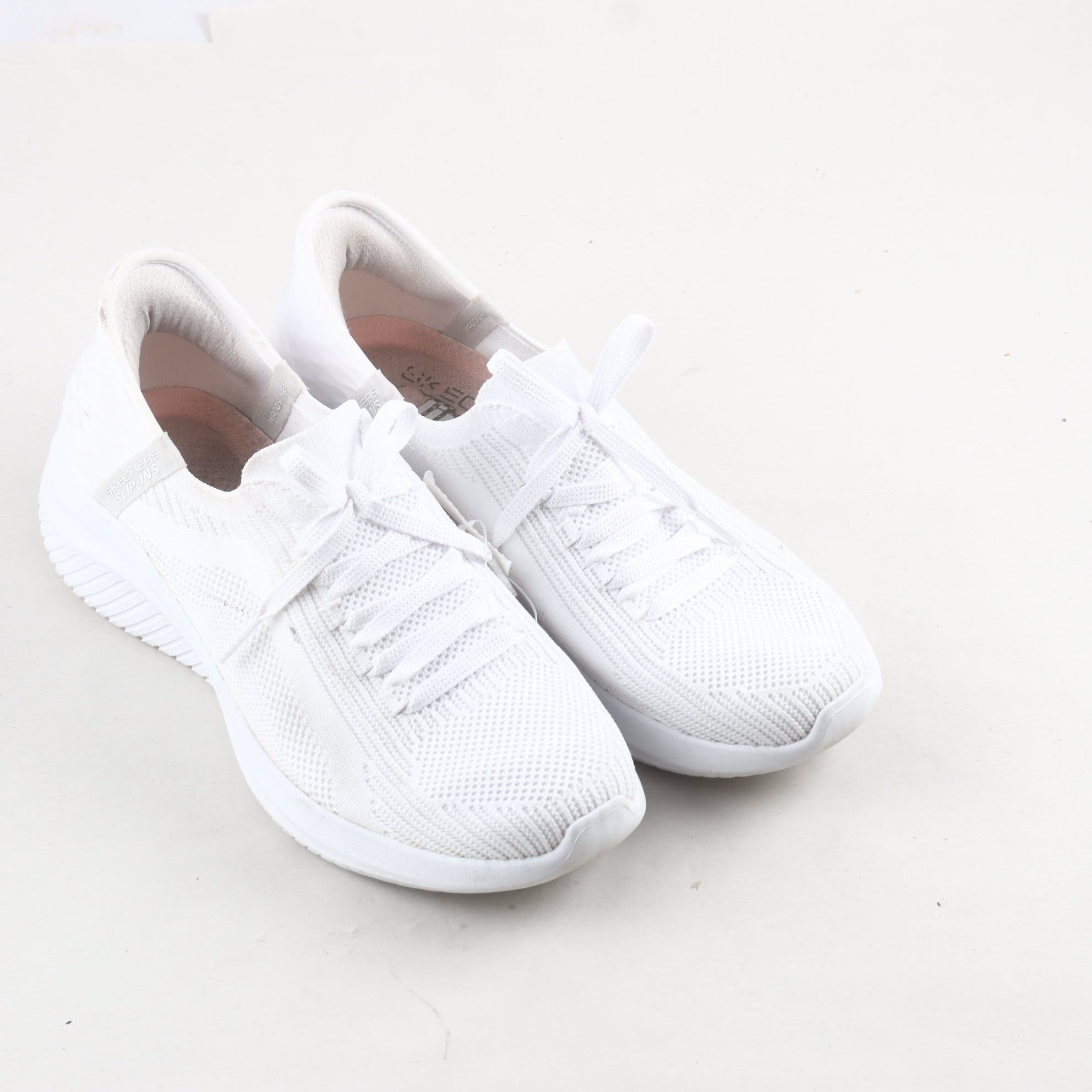 Sneakers slip-ins, Skechers,vit, stl. 37