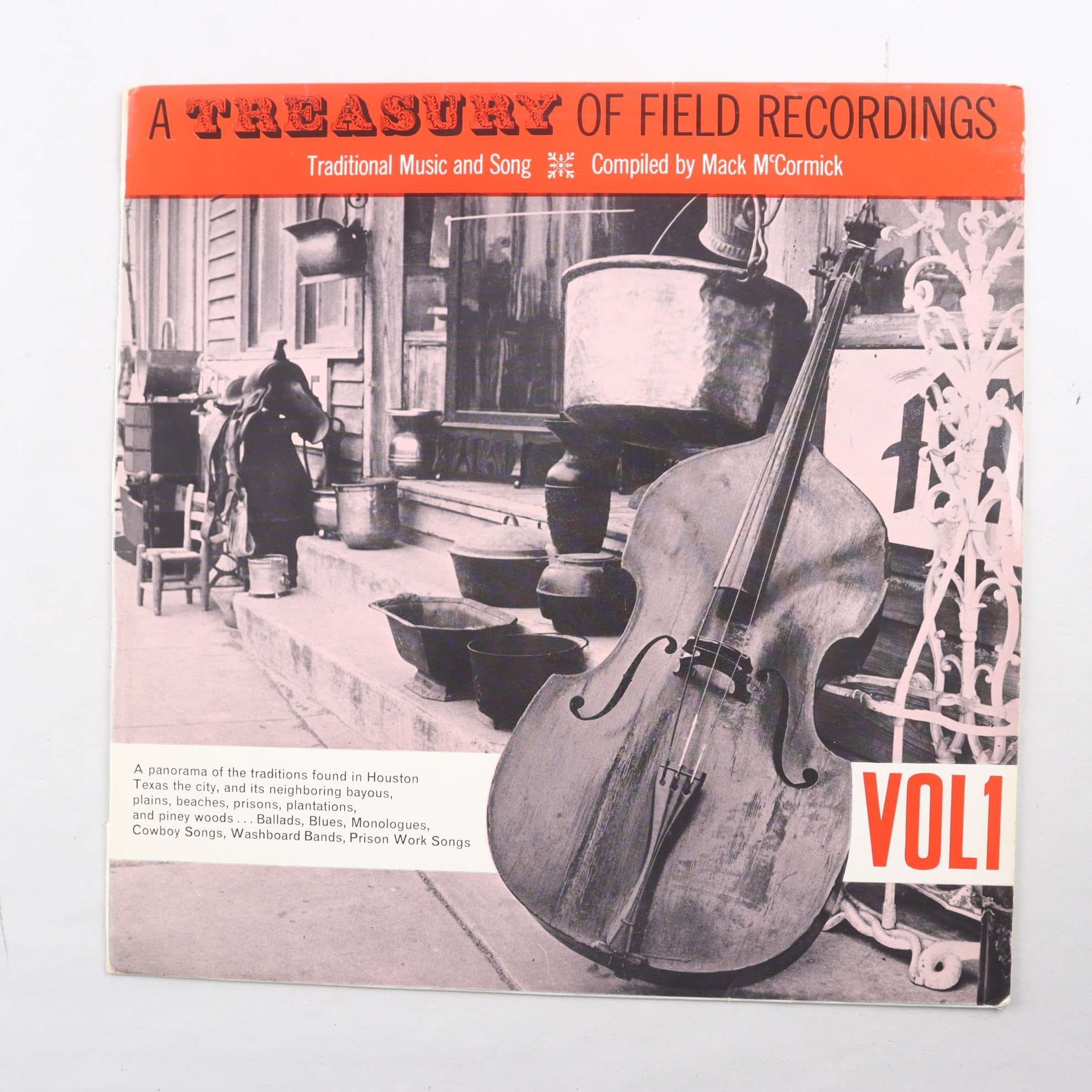 LP V/A, A Treasury Of Field Recordings – Volume 1 Traditional Music And Song