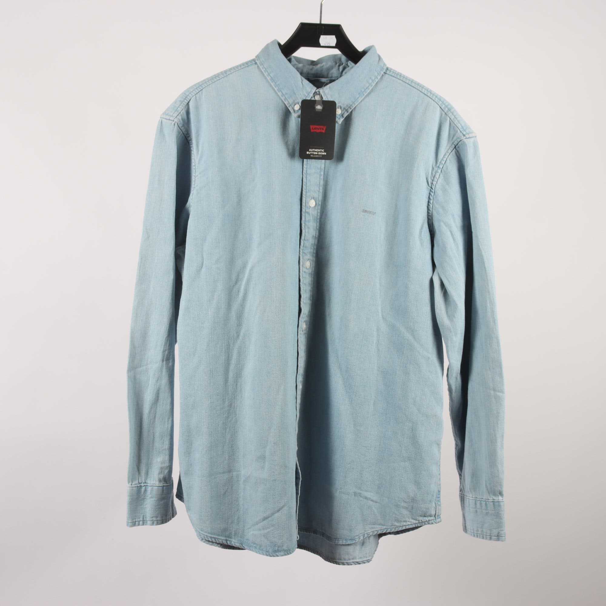 Jeansskjorta, Levis, blå, stl. L.