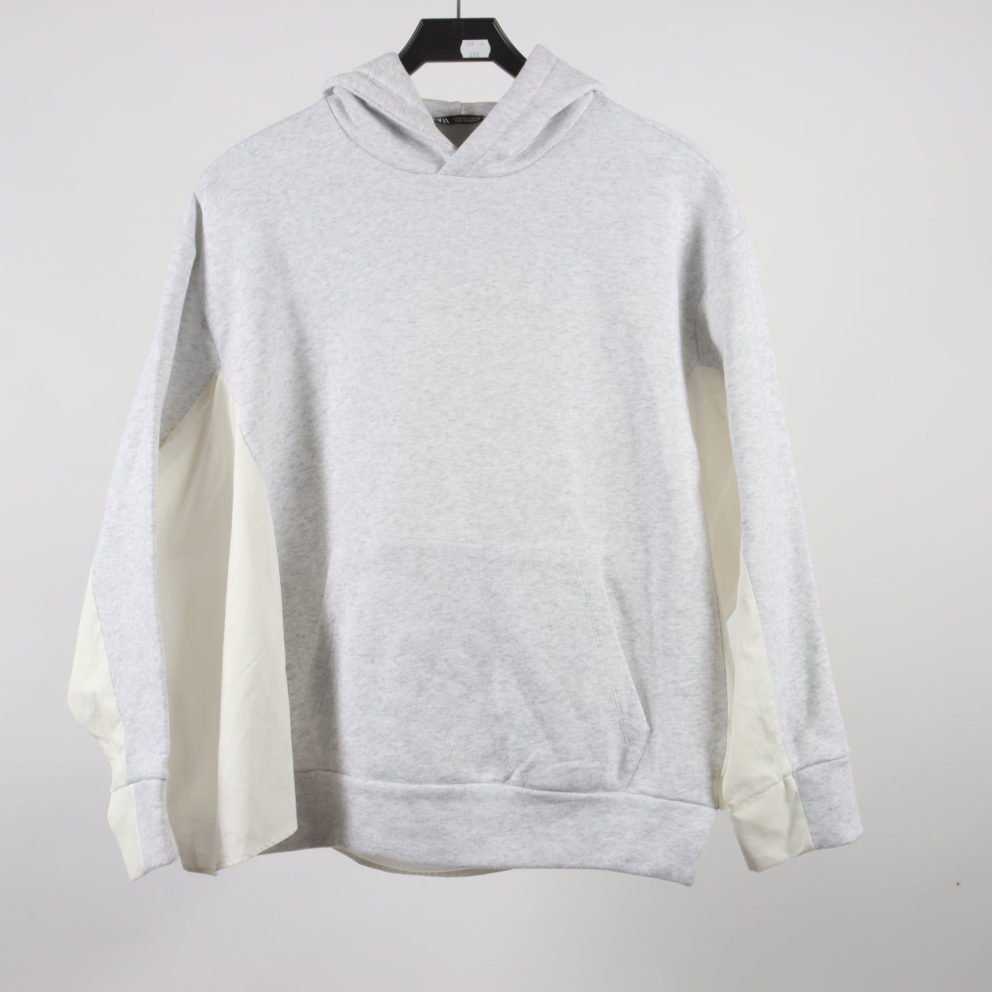 Hoodie, Zara, grå, oversize, stl. S.