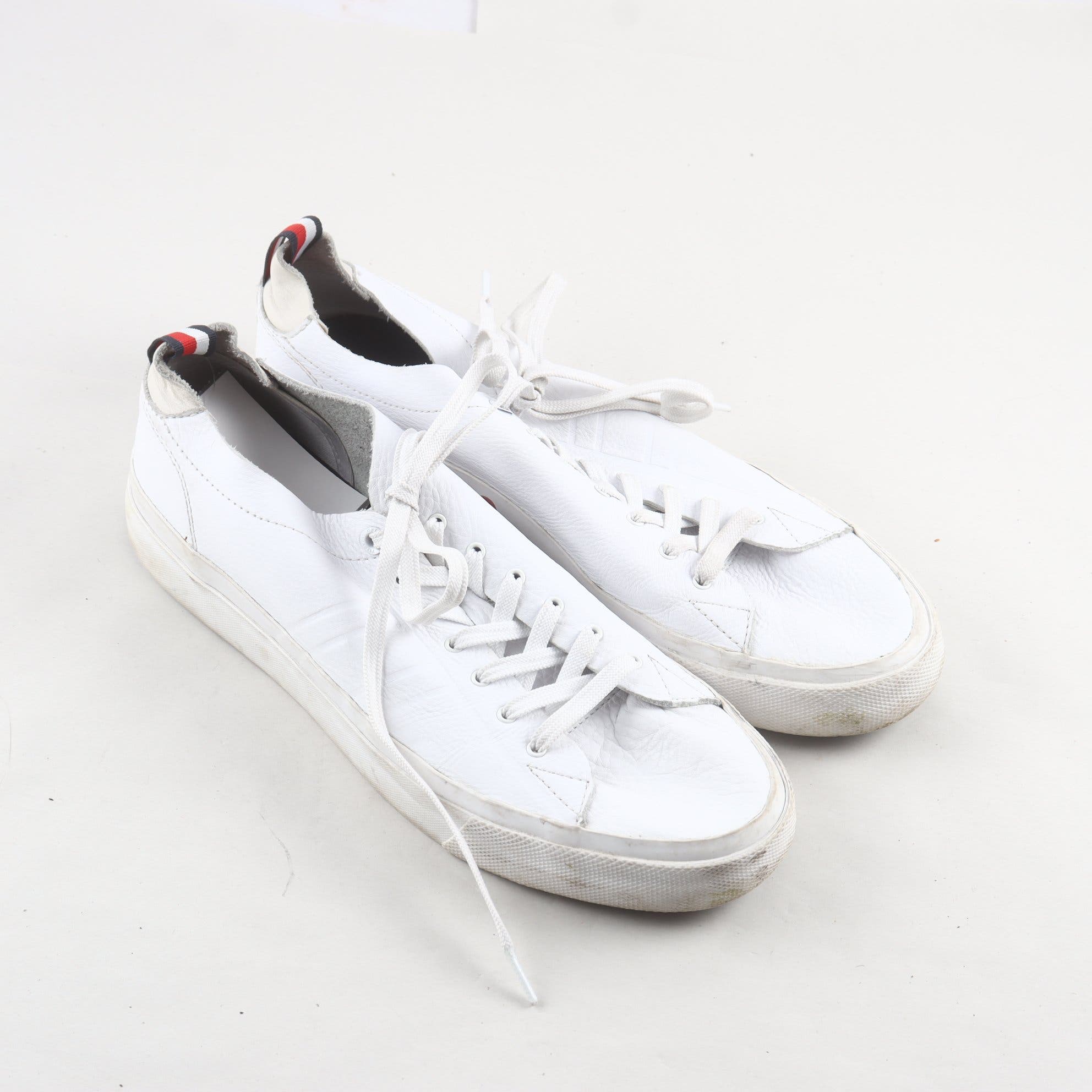 Sneakers, Tommy Hilfiger, vit, skinn, stl. 43