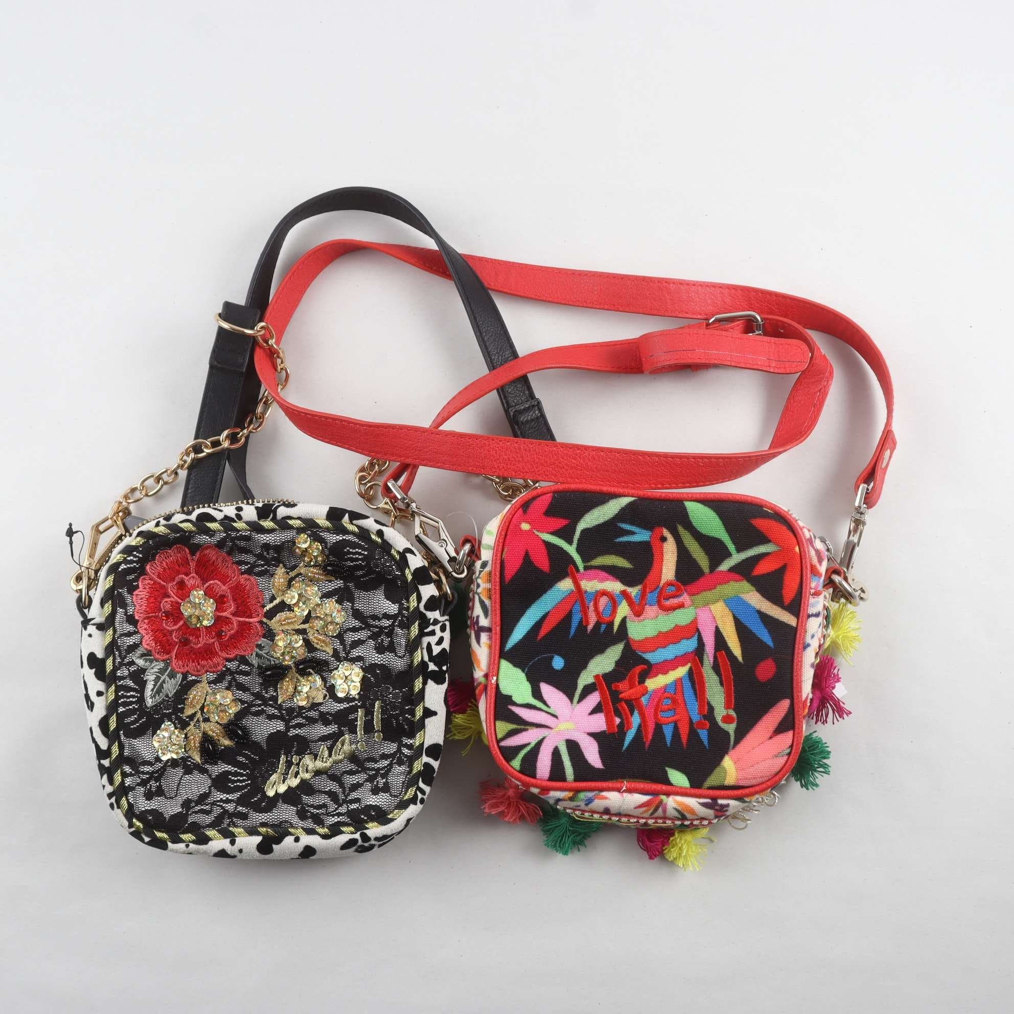 Axelremsväska, 2-pack, Desigual. mönstrad