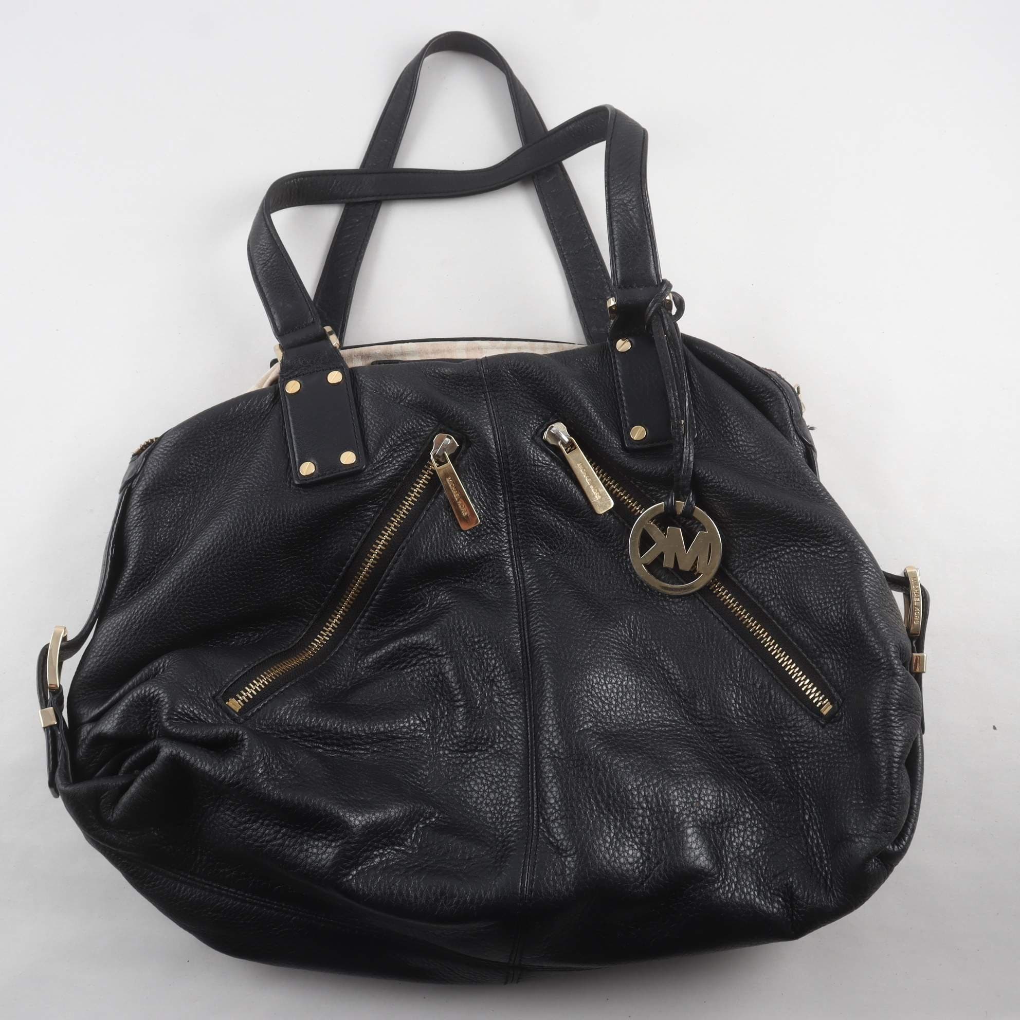 Handväska, Michael Kors, svart, skinn