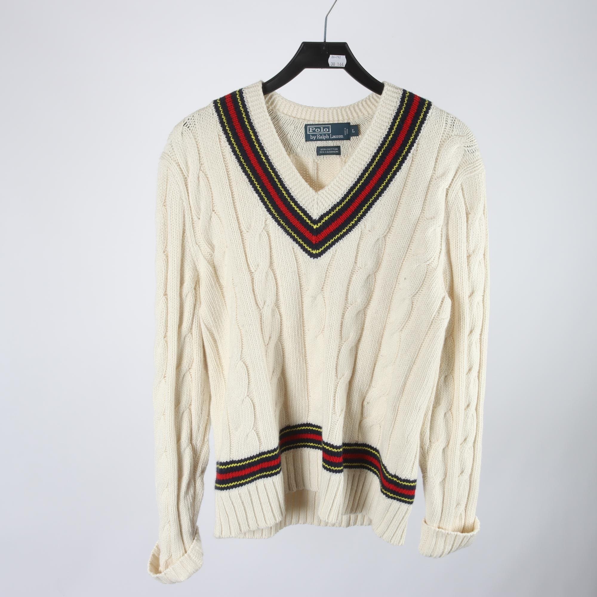 Stickad tröja, Polo Ralph Lauren, stl. L