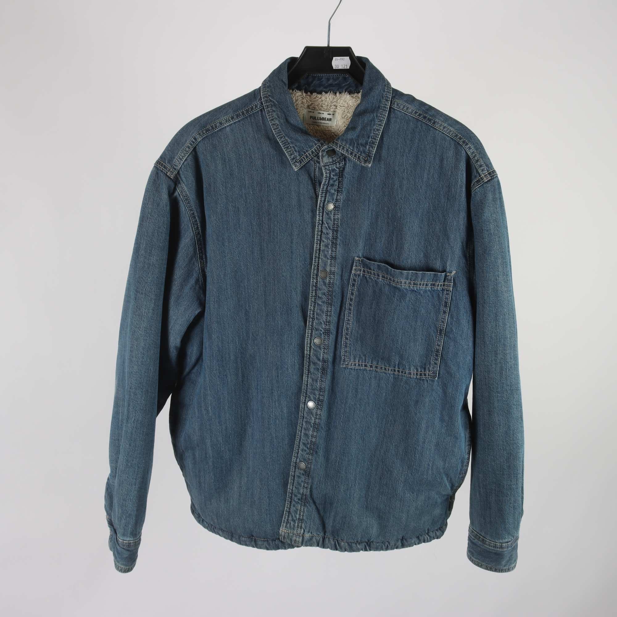 Fodrad jeansjacka, Pull & Bear, stl. M