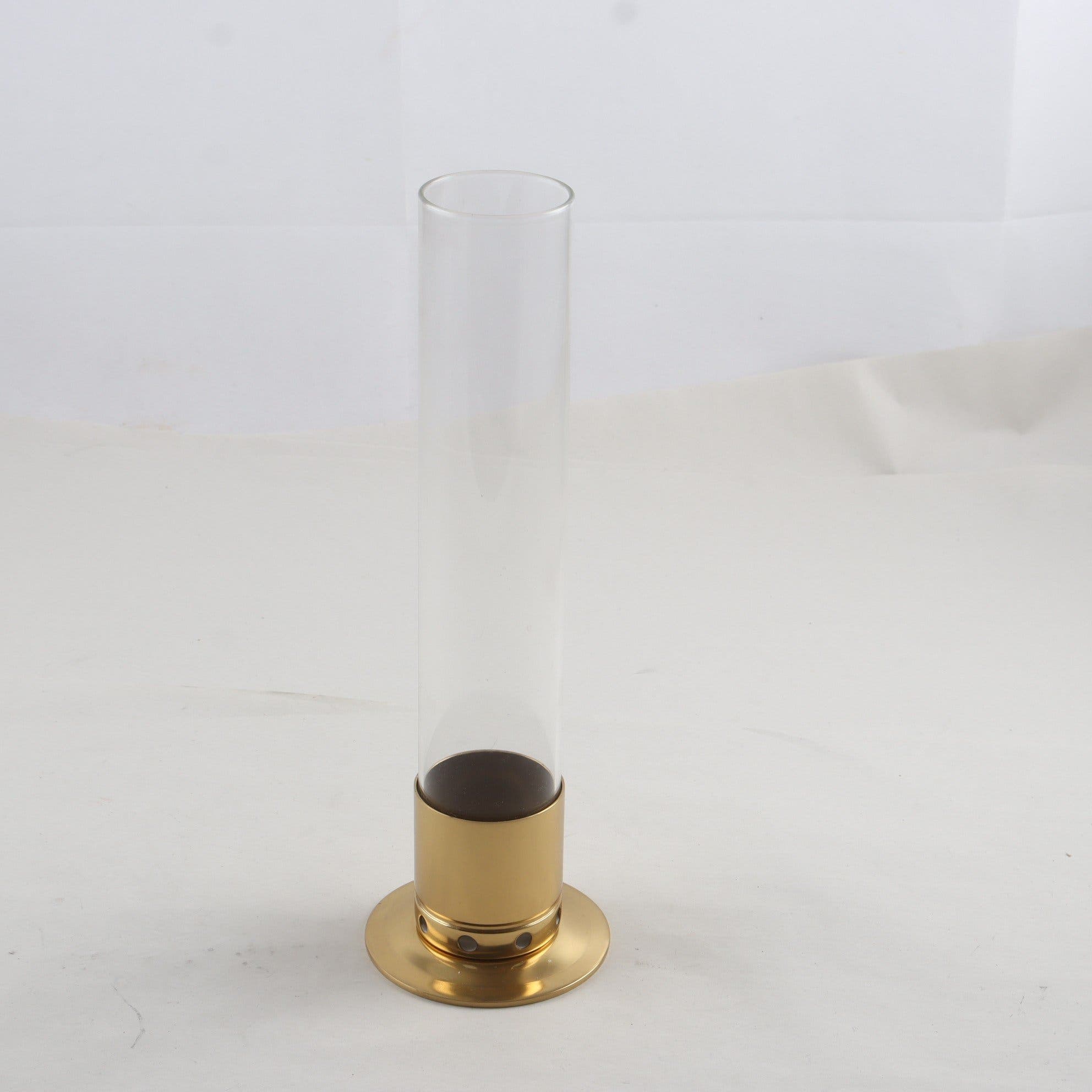 ljusstake, Kattvik Design båstad, glas & mässing.