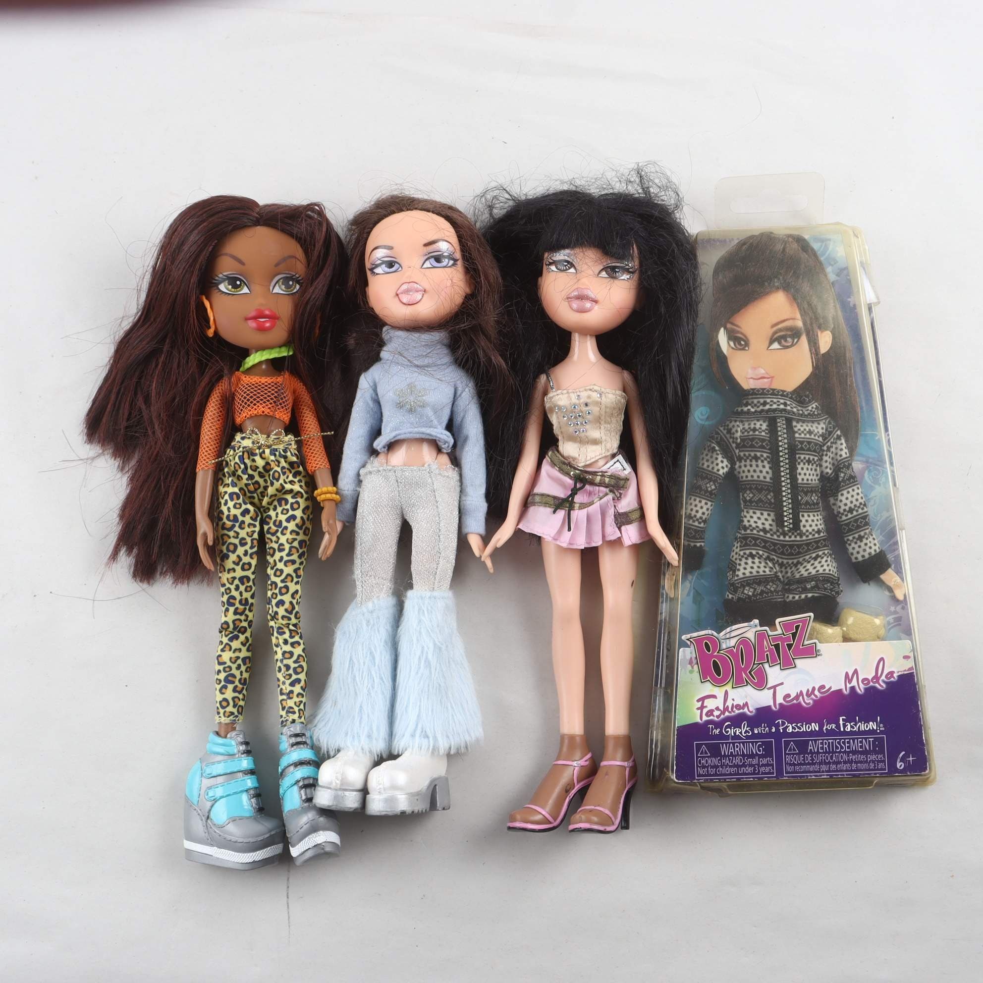 Bratz dockor & extra kläder 3 st.