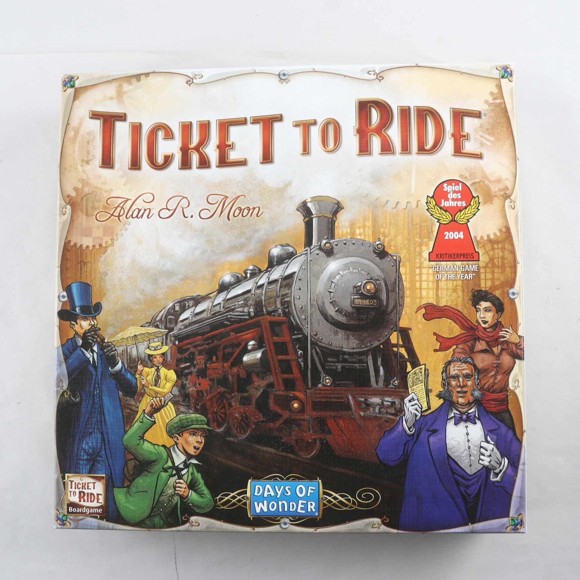 Brädspel, Ticket to ride.