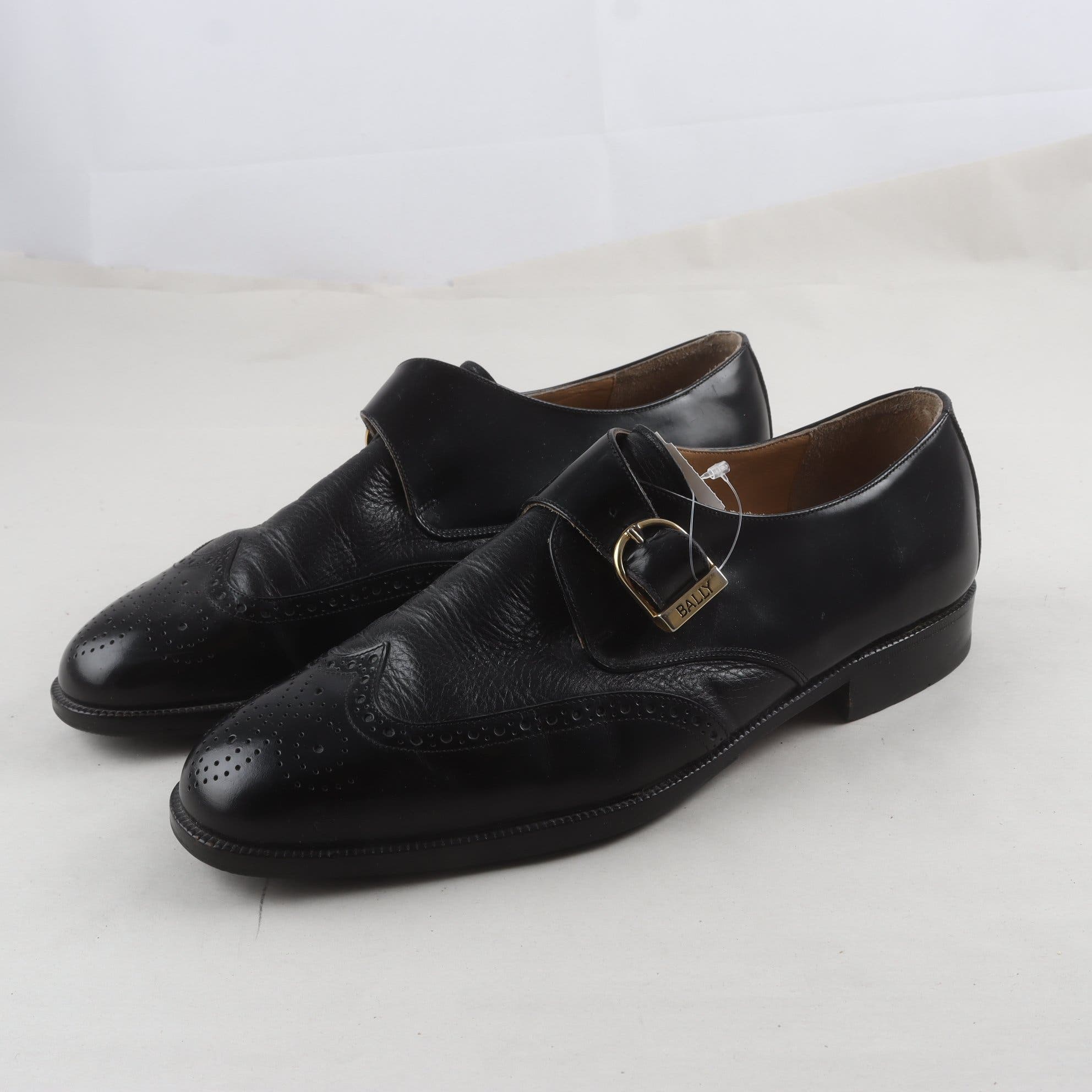 Sko, Bally, läder, stl. 43