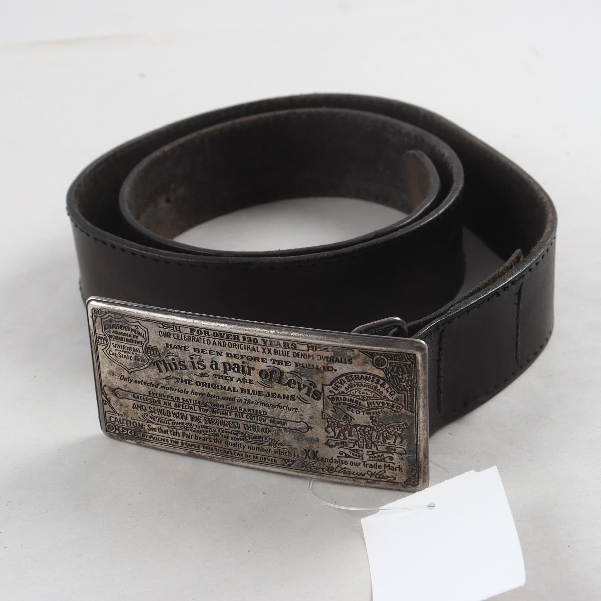 Bälte, Saddler, läder, stl. 85 (M)