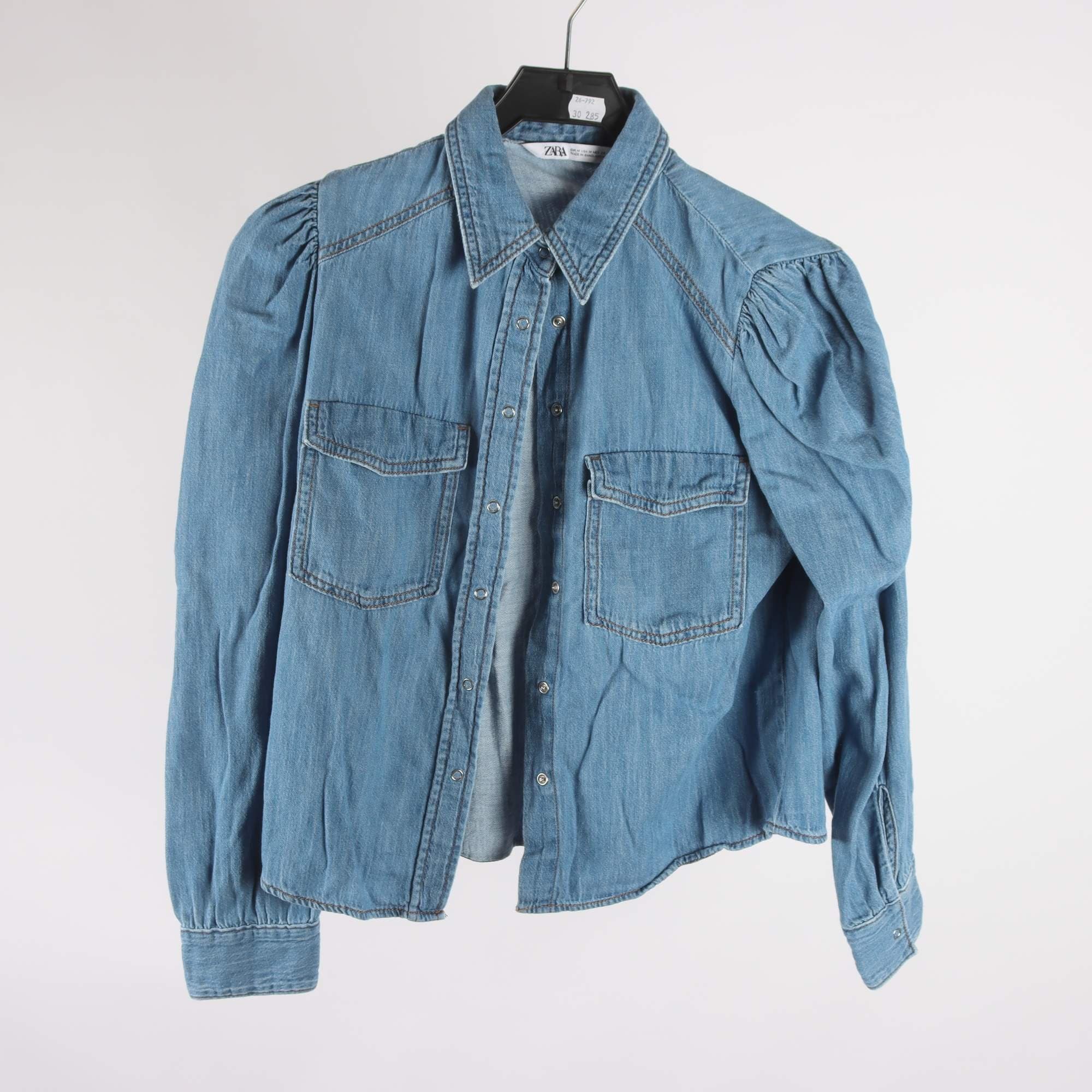 Jeansskjorta, Zara, stl. M