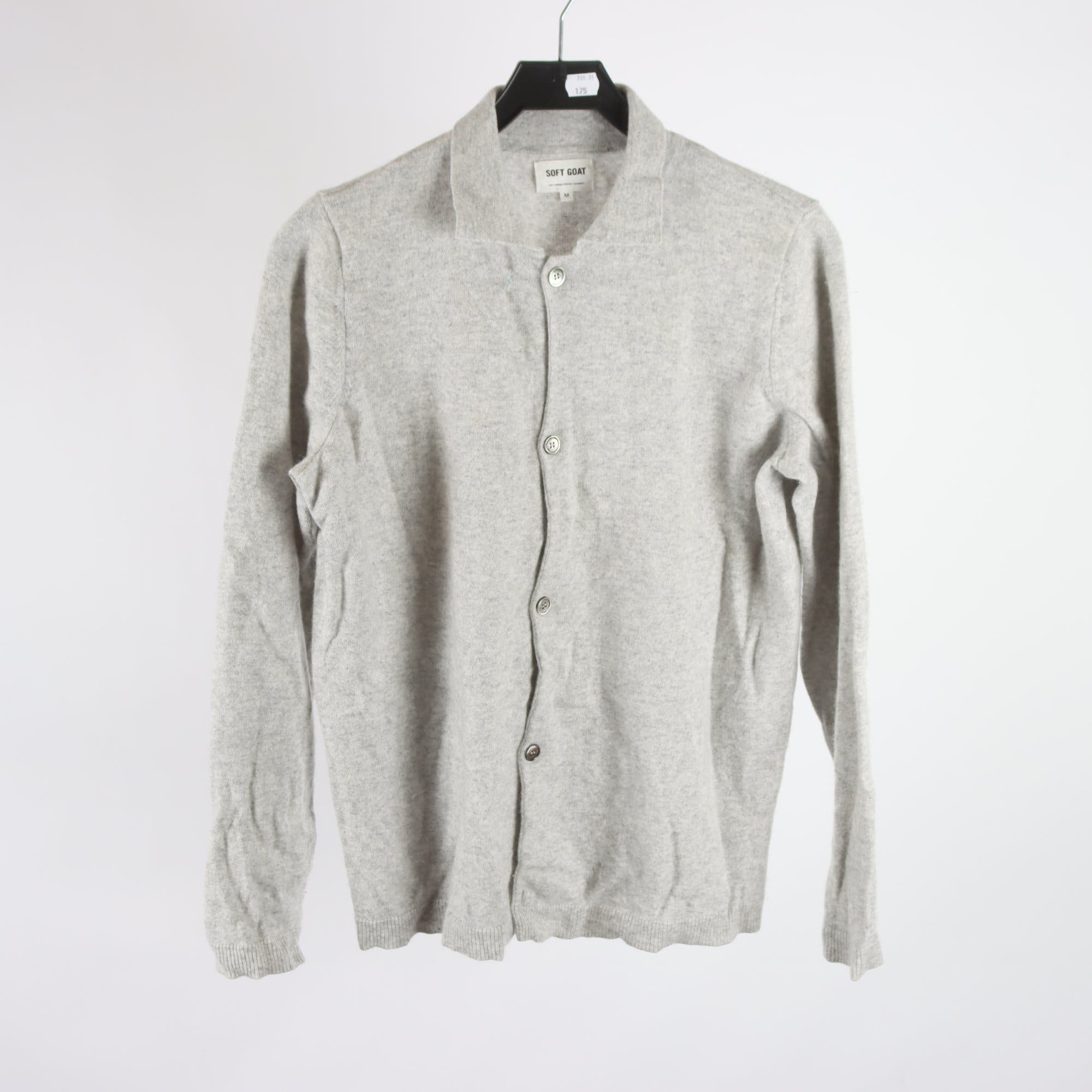 Tröja, Soft Goat, grå, 100% kashmir, stl. M