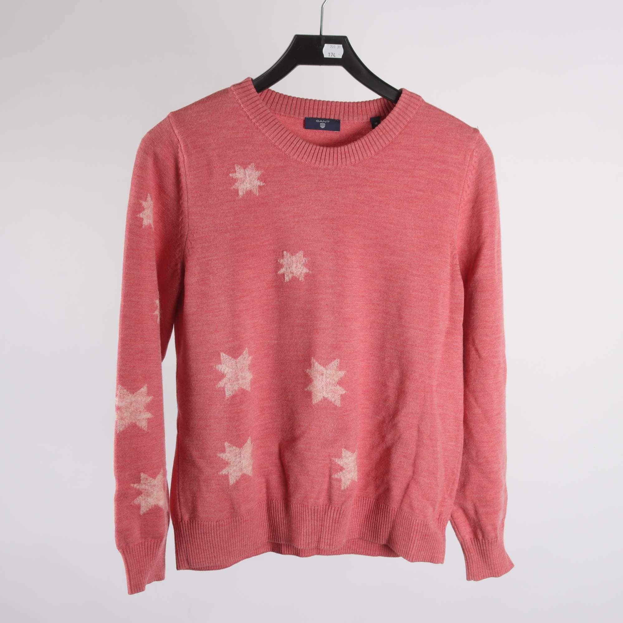 Tröja, Gant, rosa, 97% ull 2% mohair, stl. M