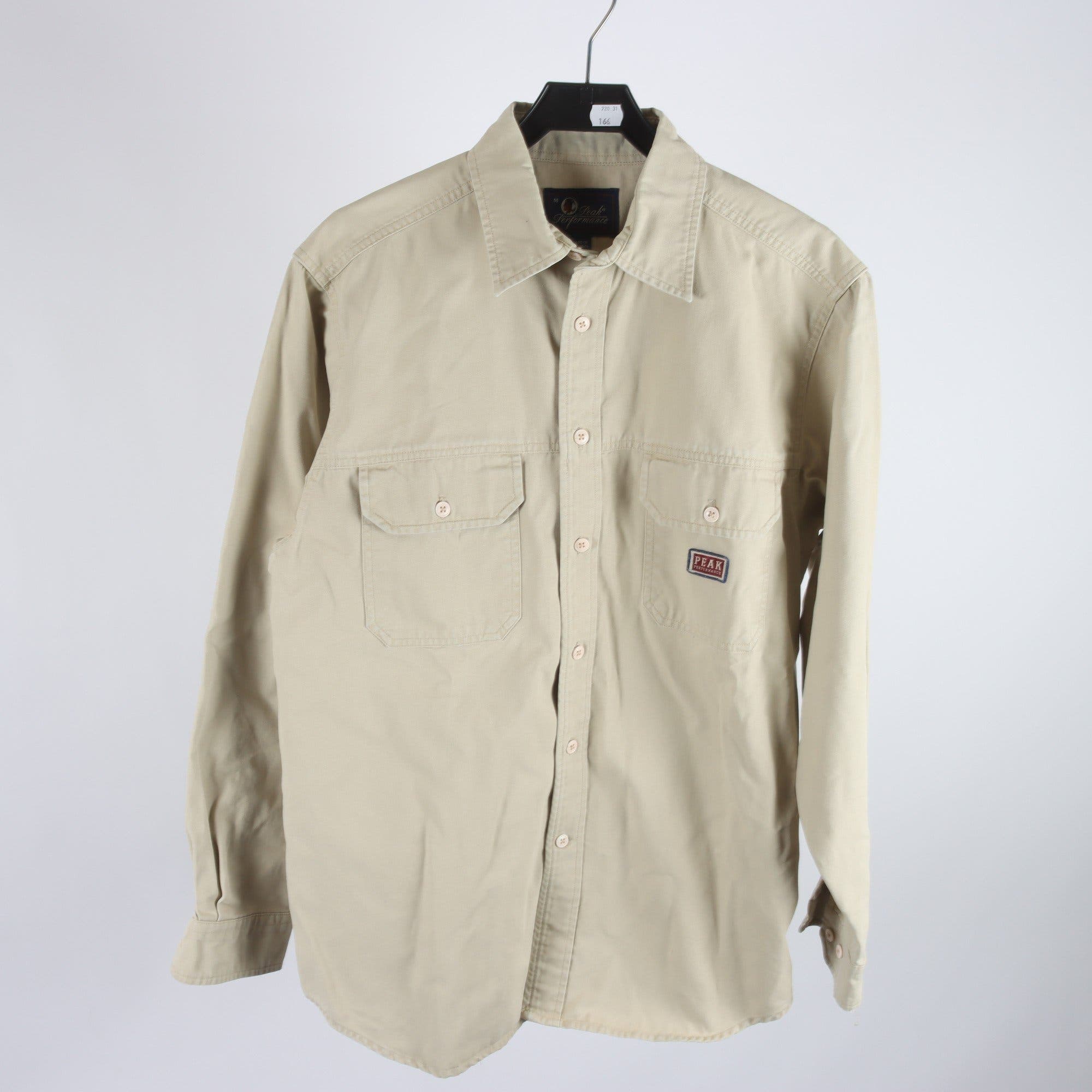 Skjorta, PeakPerformance, beige, stl. M