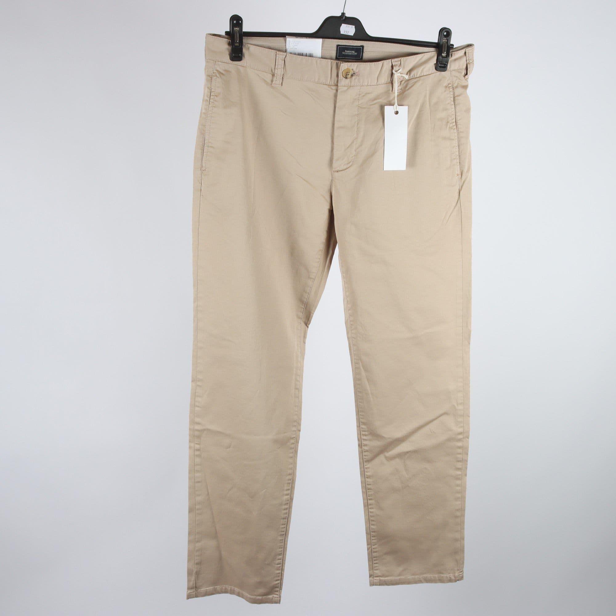 Byxor, Boomerang, beige, stl. W35 L32