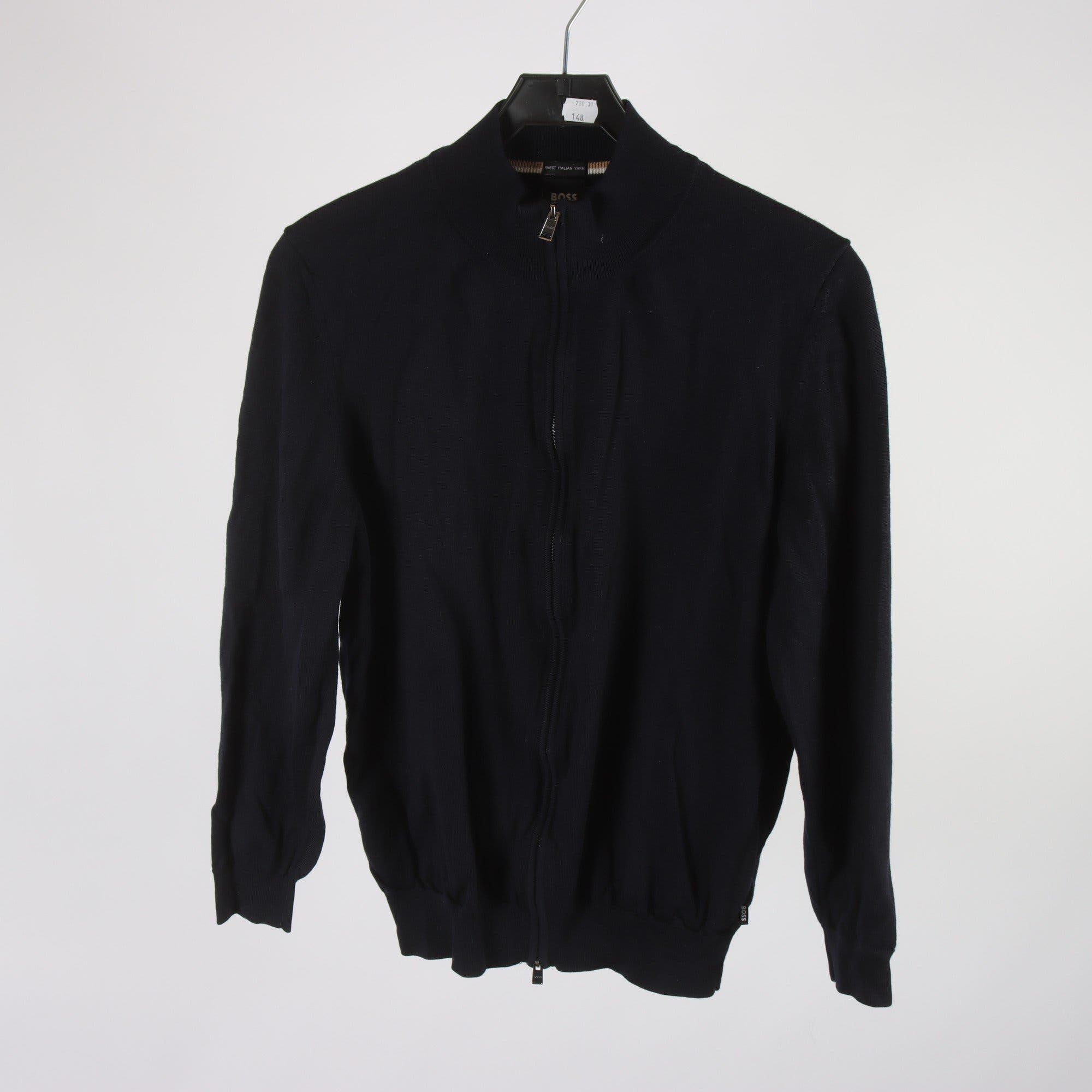 Tröja, Hugo Boss, blå, 100% ul, stl. XL