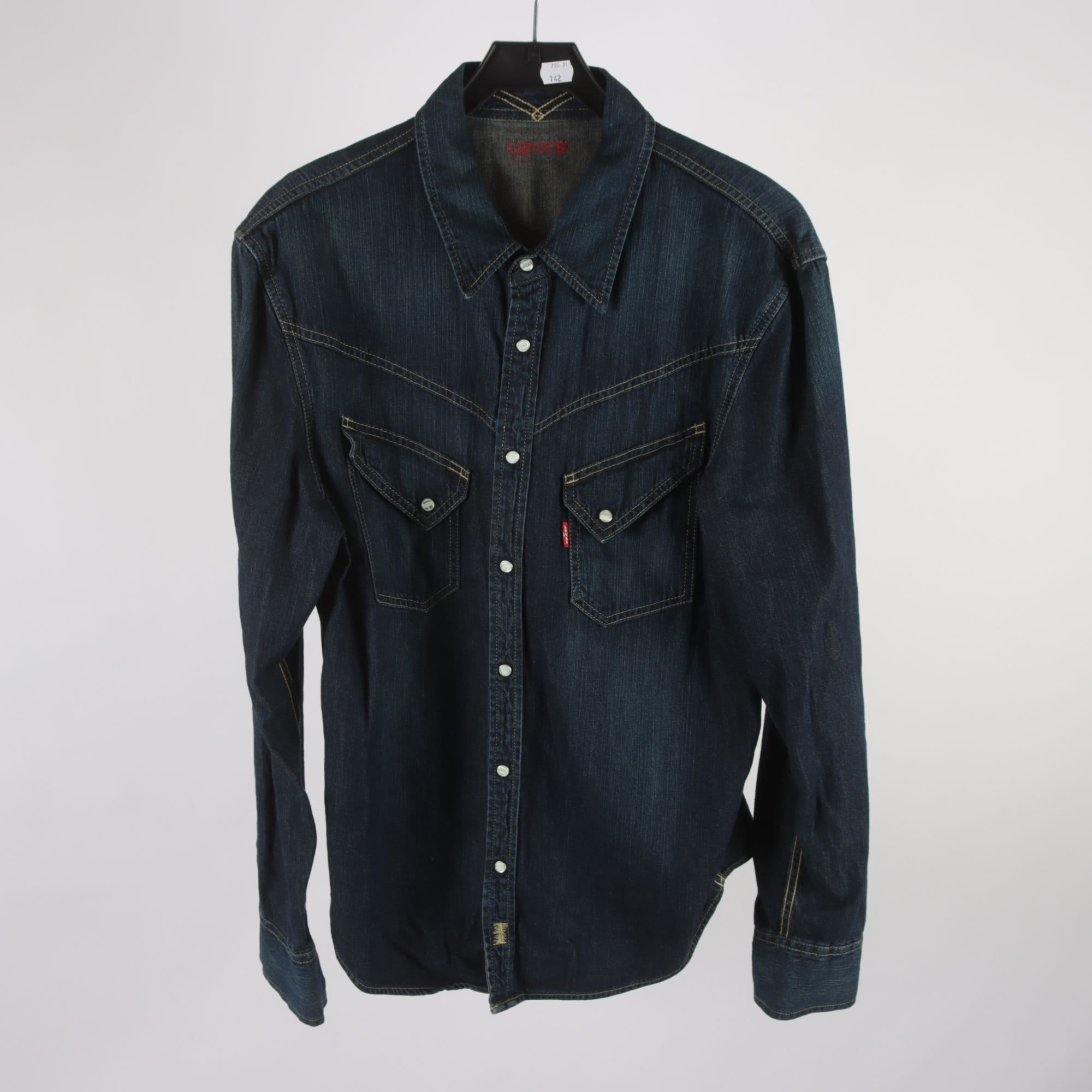 Jeansskjorta, Levi´s, blå, stl. L