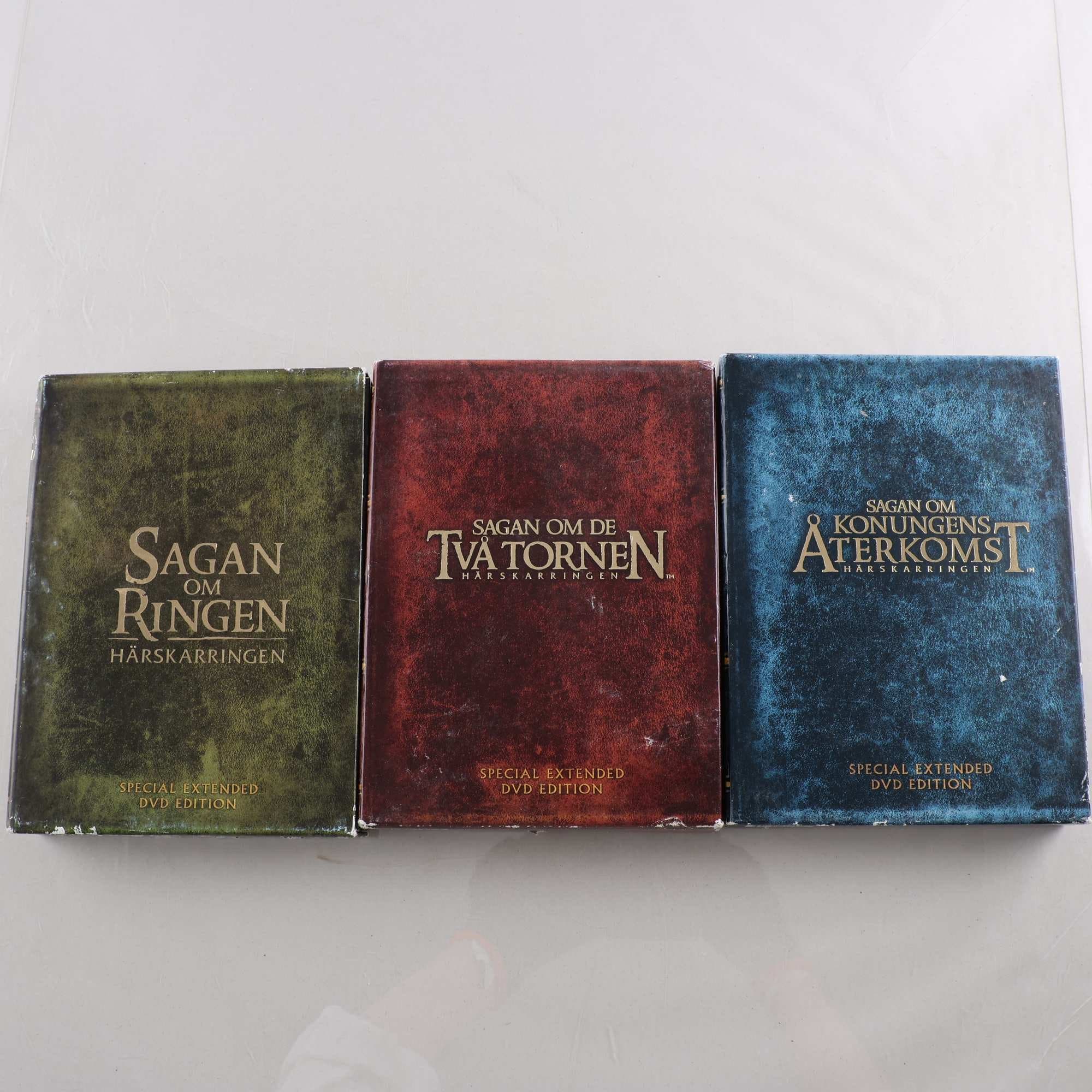 DVD, Sagan om ringen, Special extended DVD edition, 3 st.