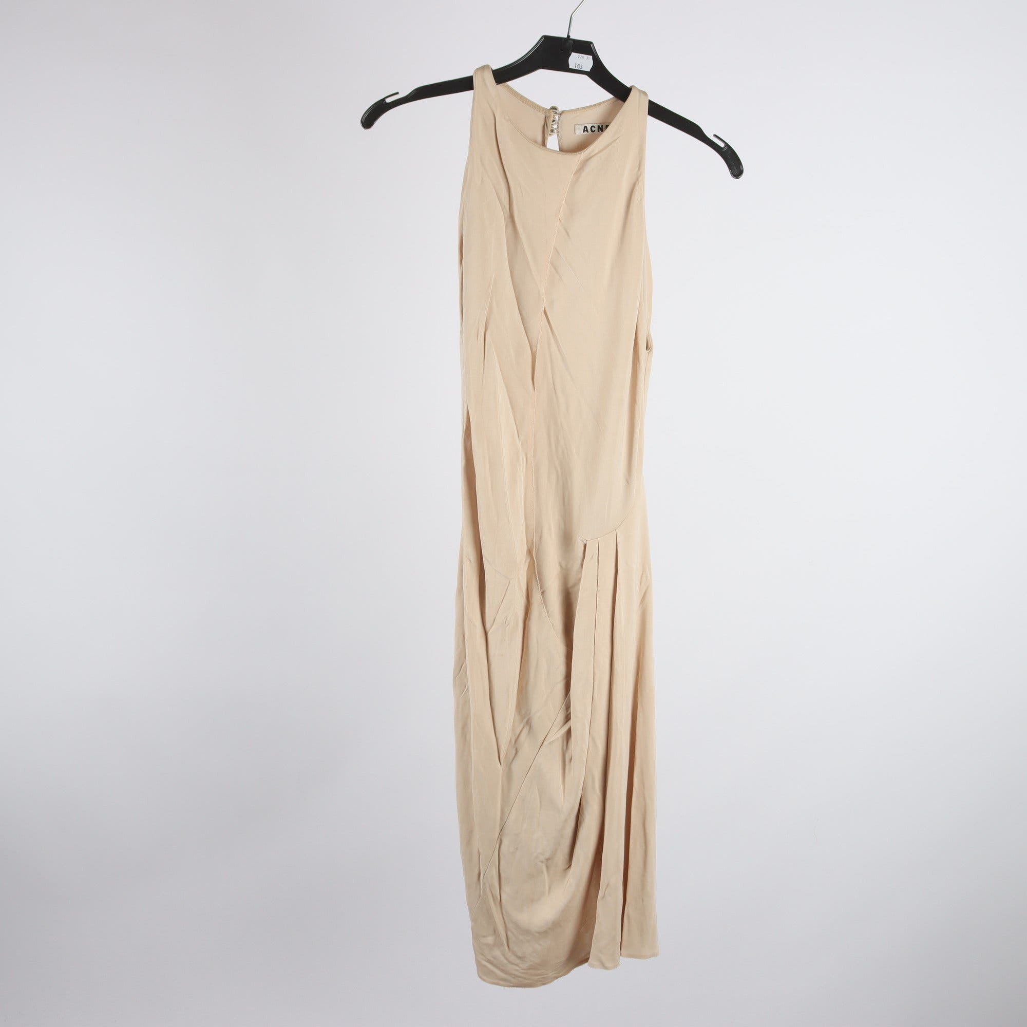 Klänning, Acne, beige, stl. 34