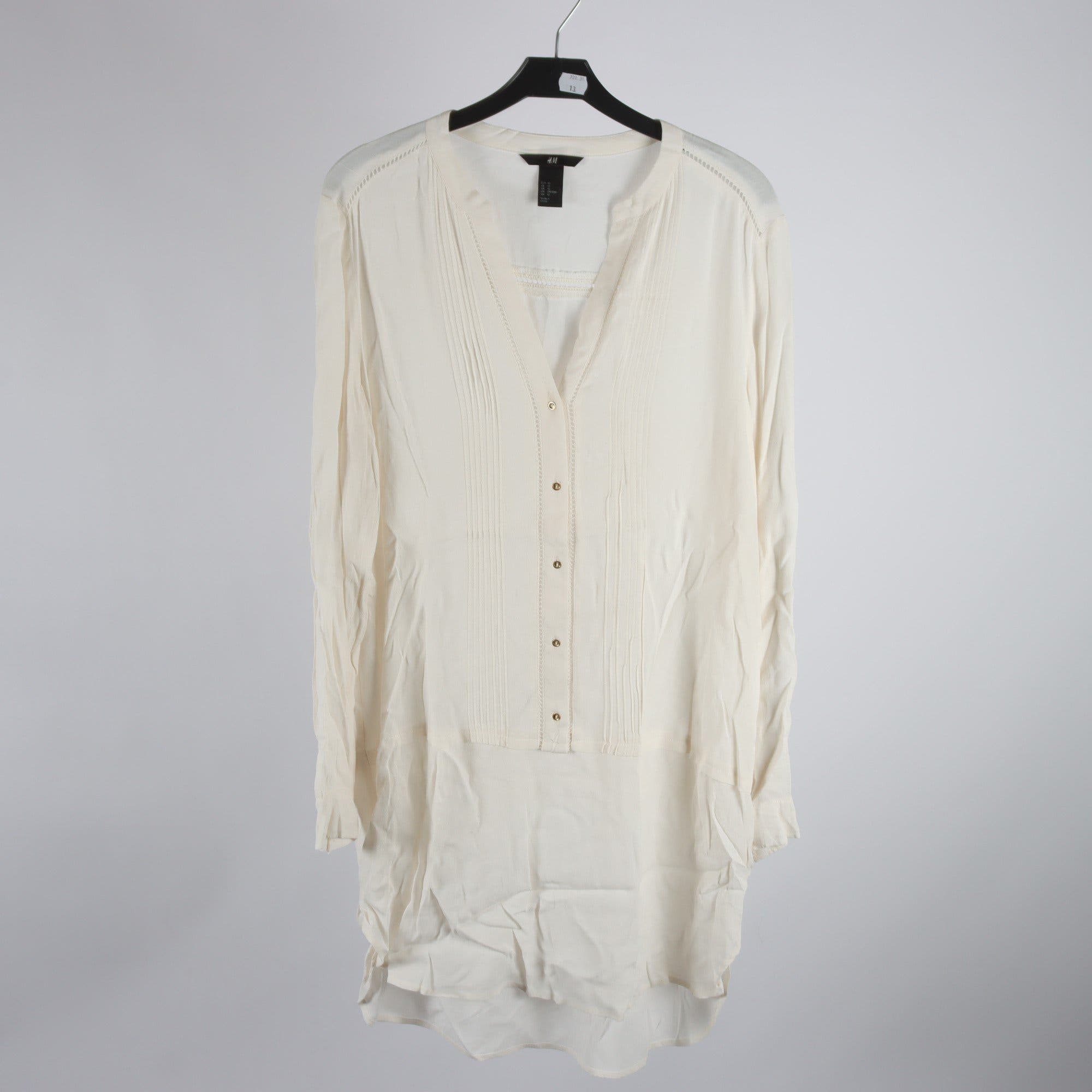 Tunika/klänning, H&M, offwhite, stl. 40