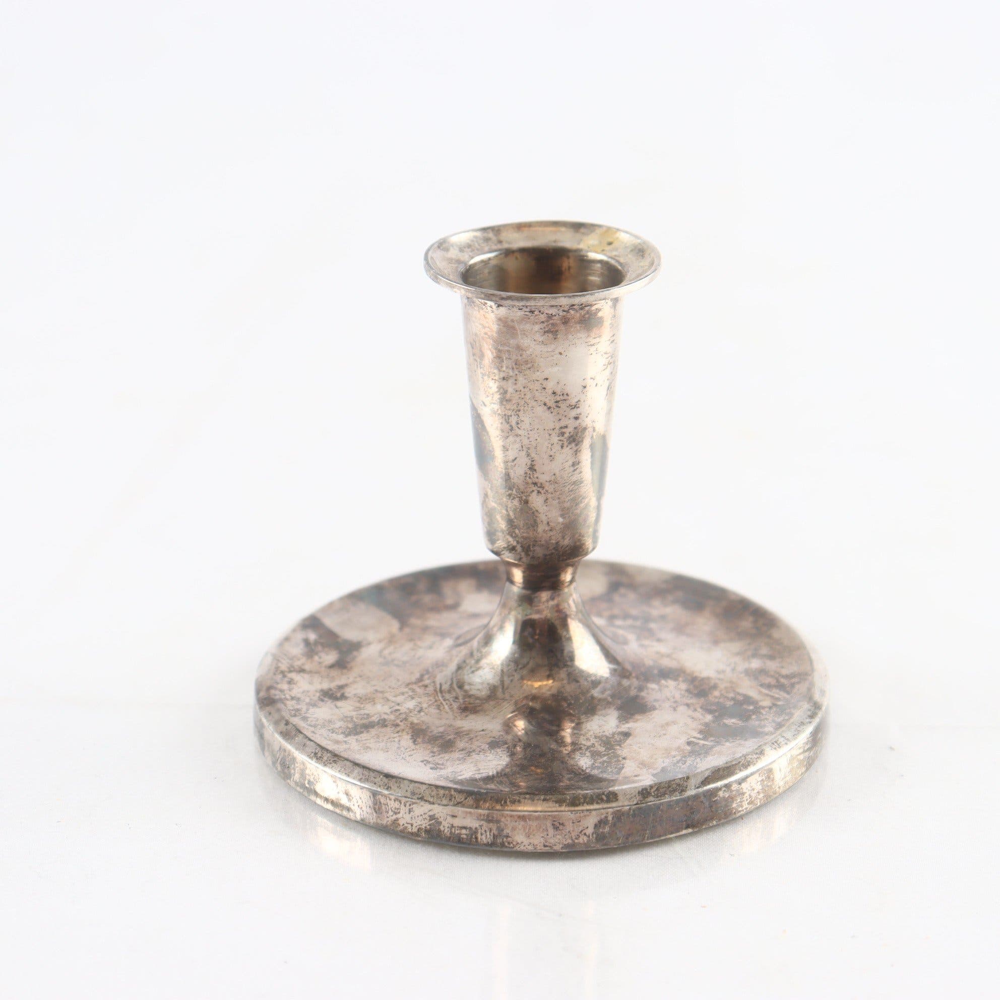 Ljusstake, silver, 830, Tore Eldh, Ceson, Göteborg, 1975