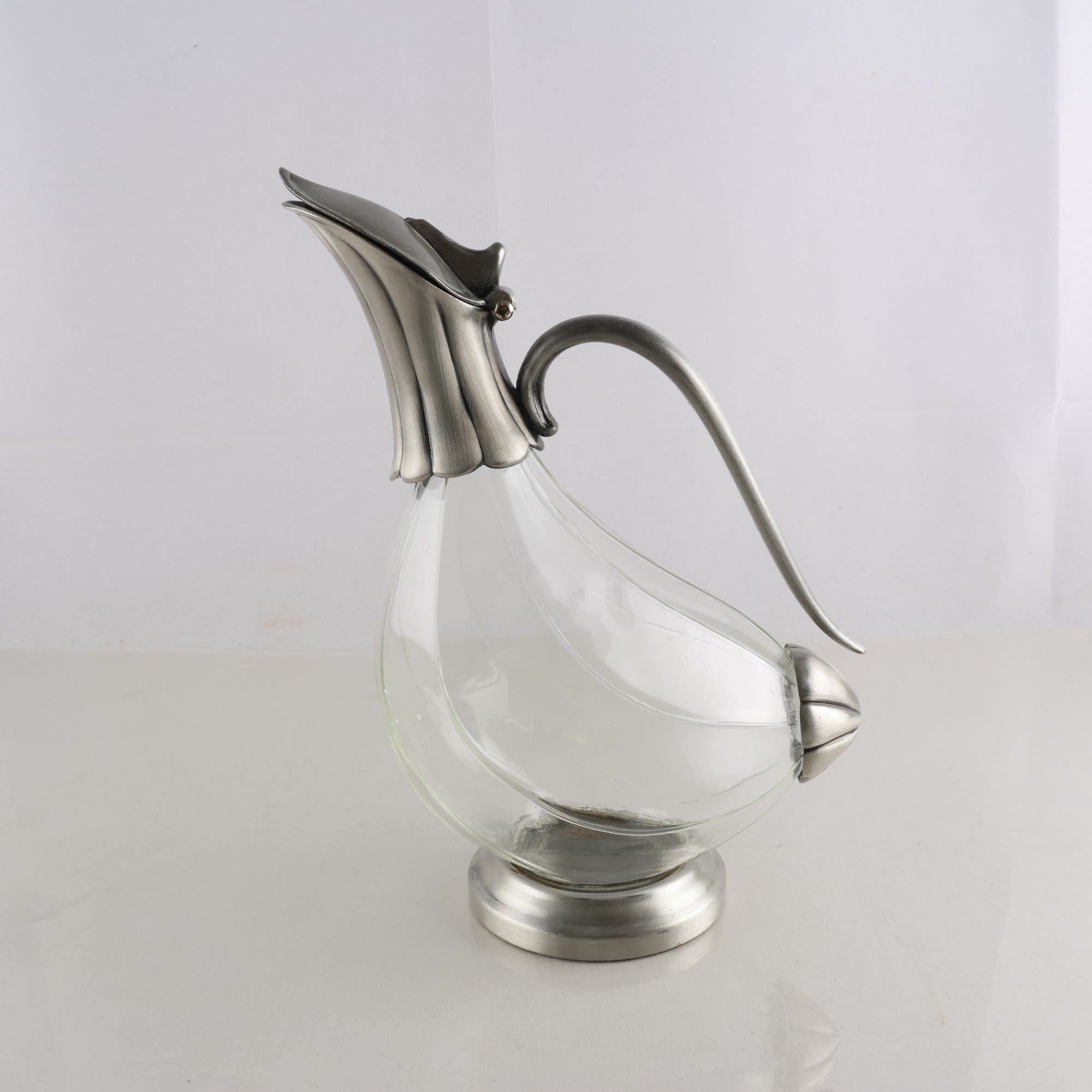 Vinkaraff, ’Duck’, glas & metall. Samfraktas ej.