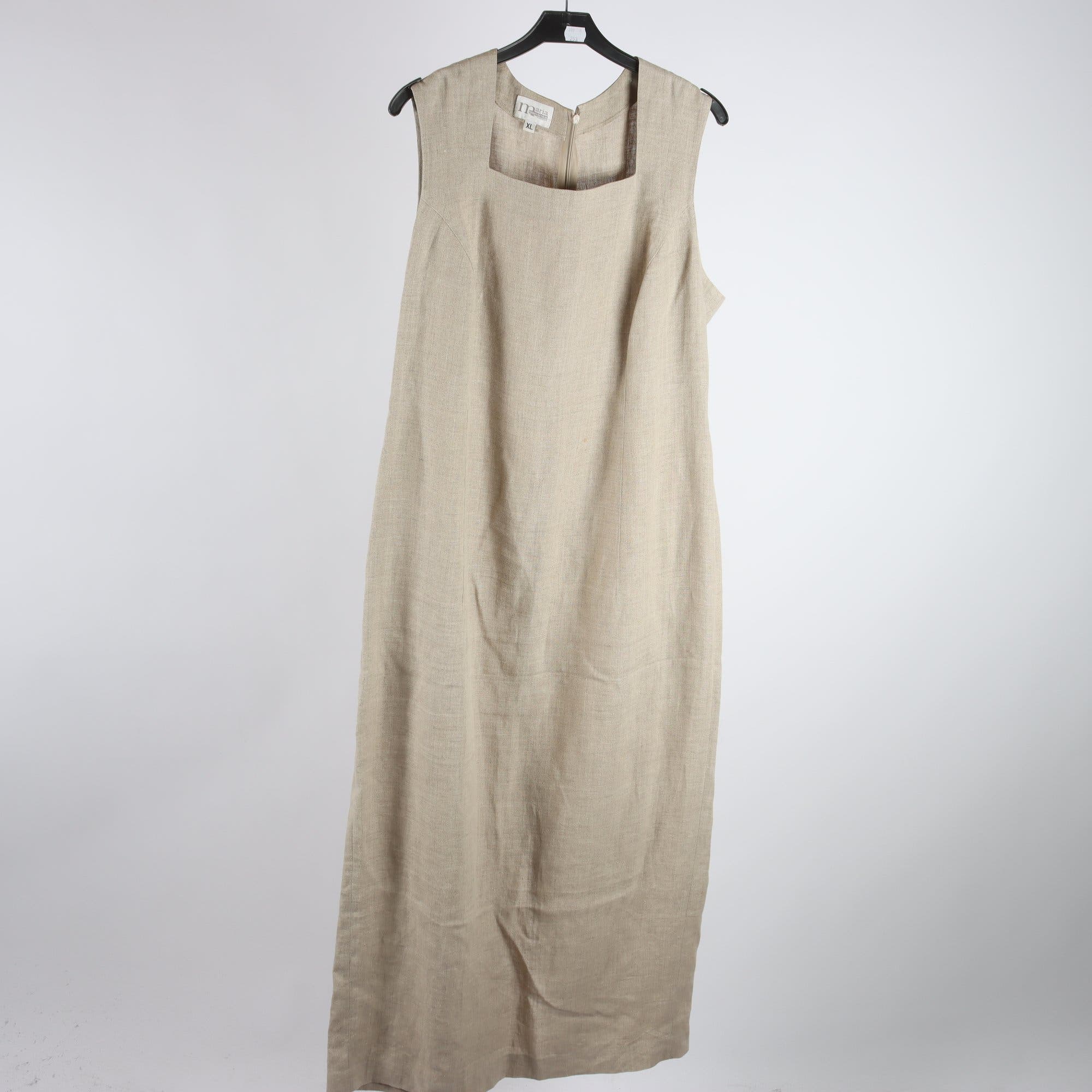 Klänning, Maria Maruschka, beige, stl. XL.