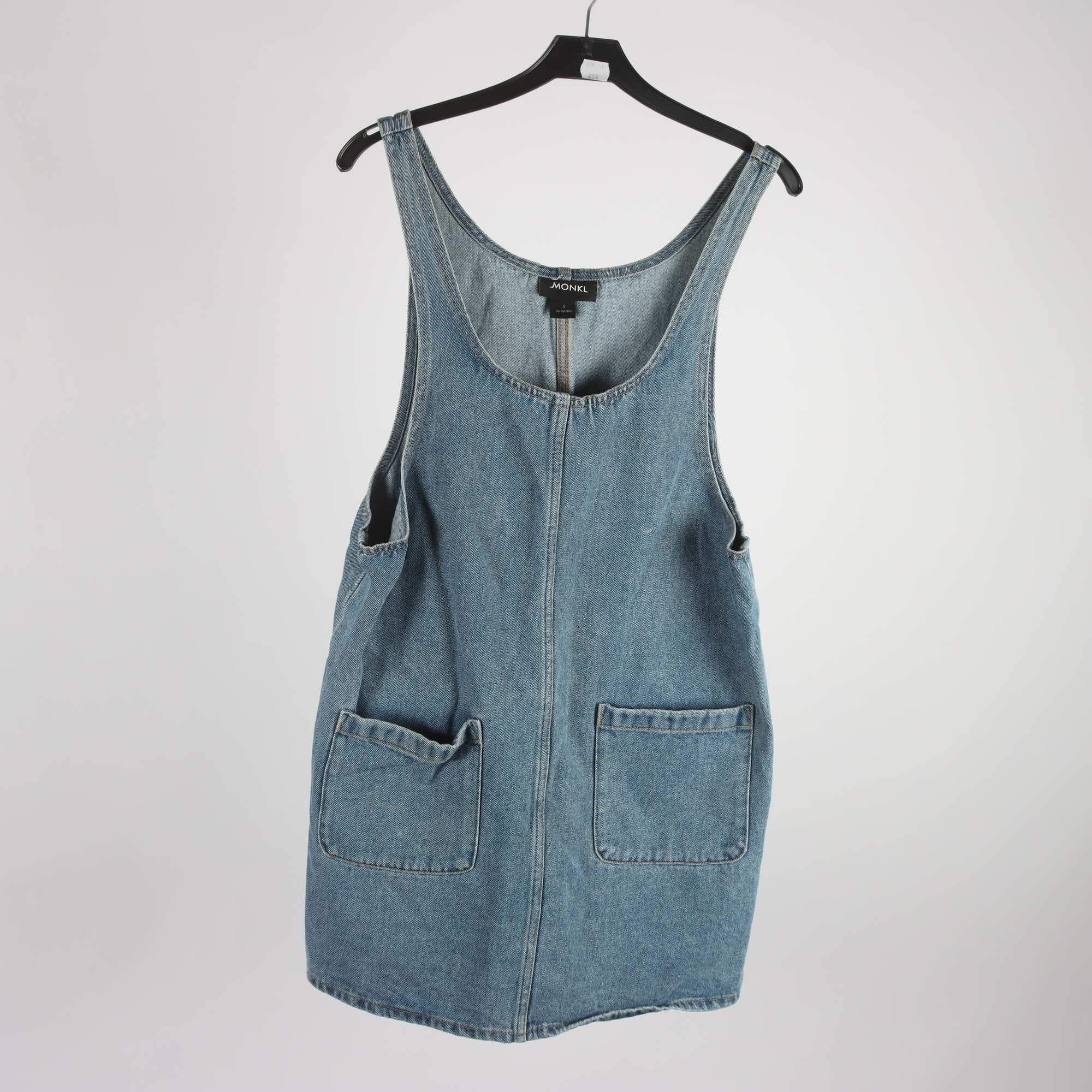 Jeansklänning, Monki, blå, stl. S.