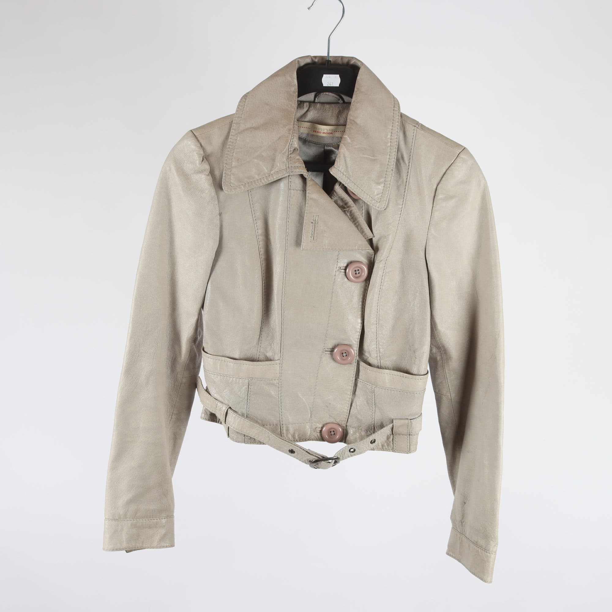 Skinnjacka, Vero Moda, grå, stl. M.